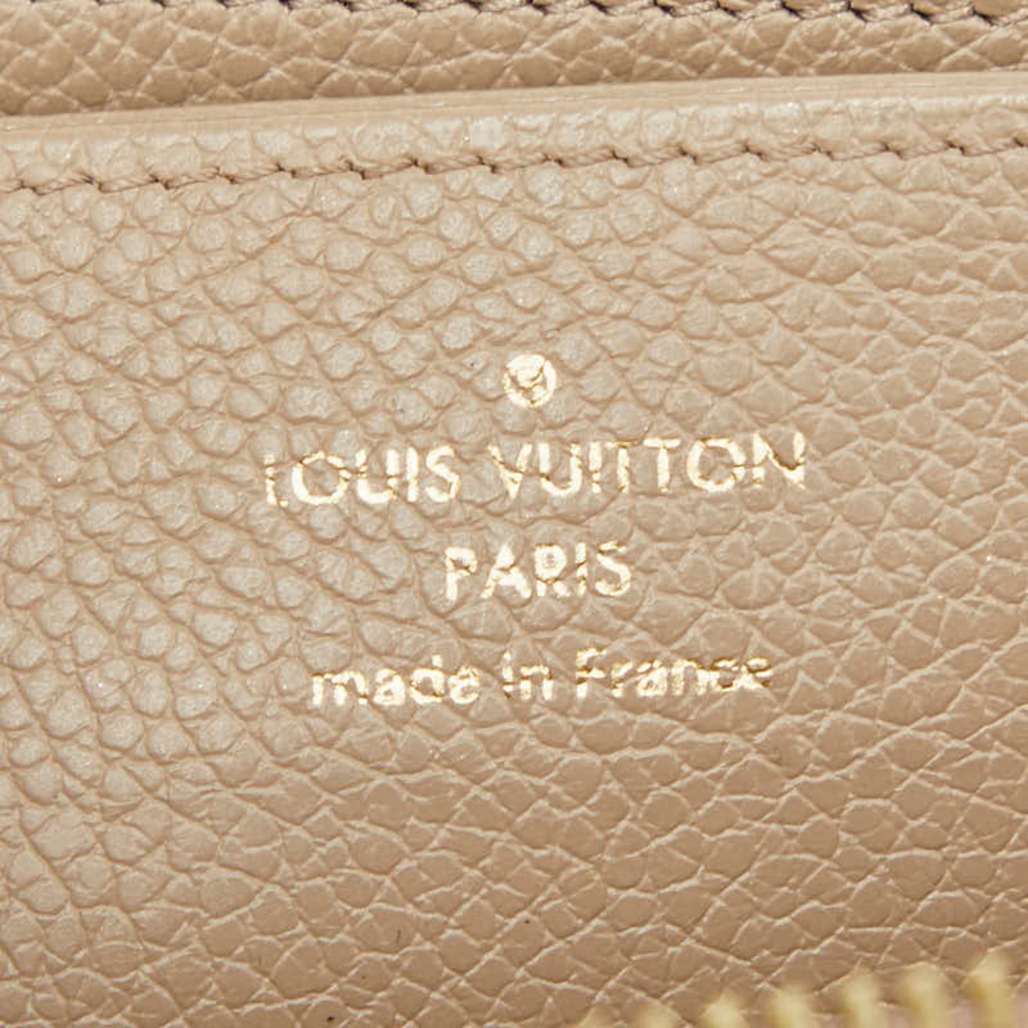 Louis Vuitton Beige Bicolor Monogram Leather Coin Purse/Coin Case (Pre-Owned)