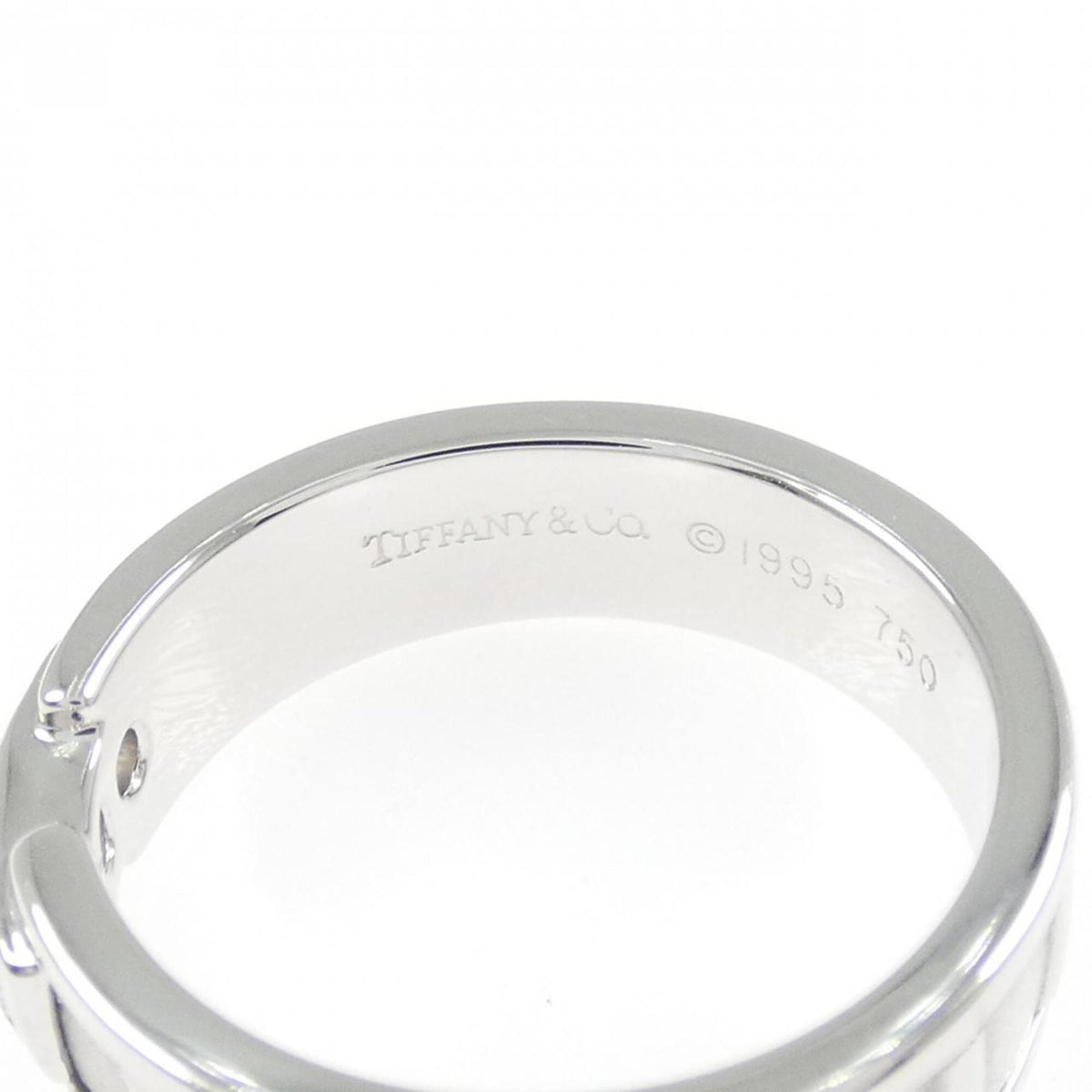 Tiffany White Gold (18K) Band Ring (Pre-Owned)