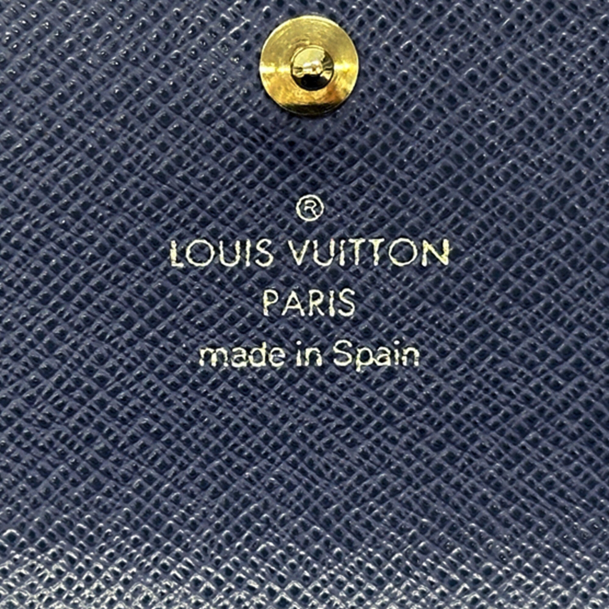 Louis Vuitton Blue Myrtille Epi Leather Long Wallet (Bi-Fold) (Pre-Owned)