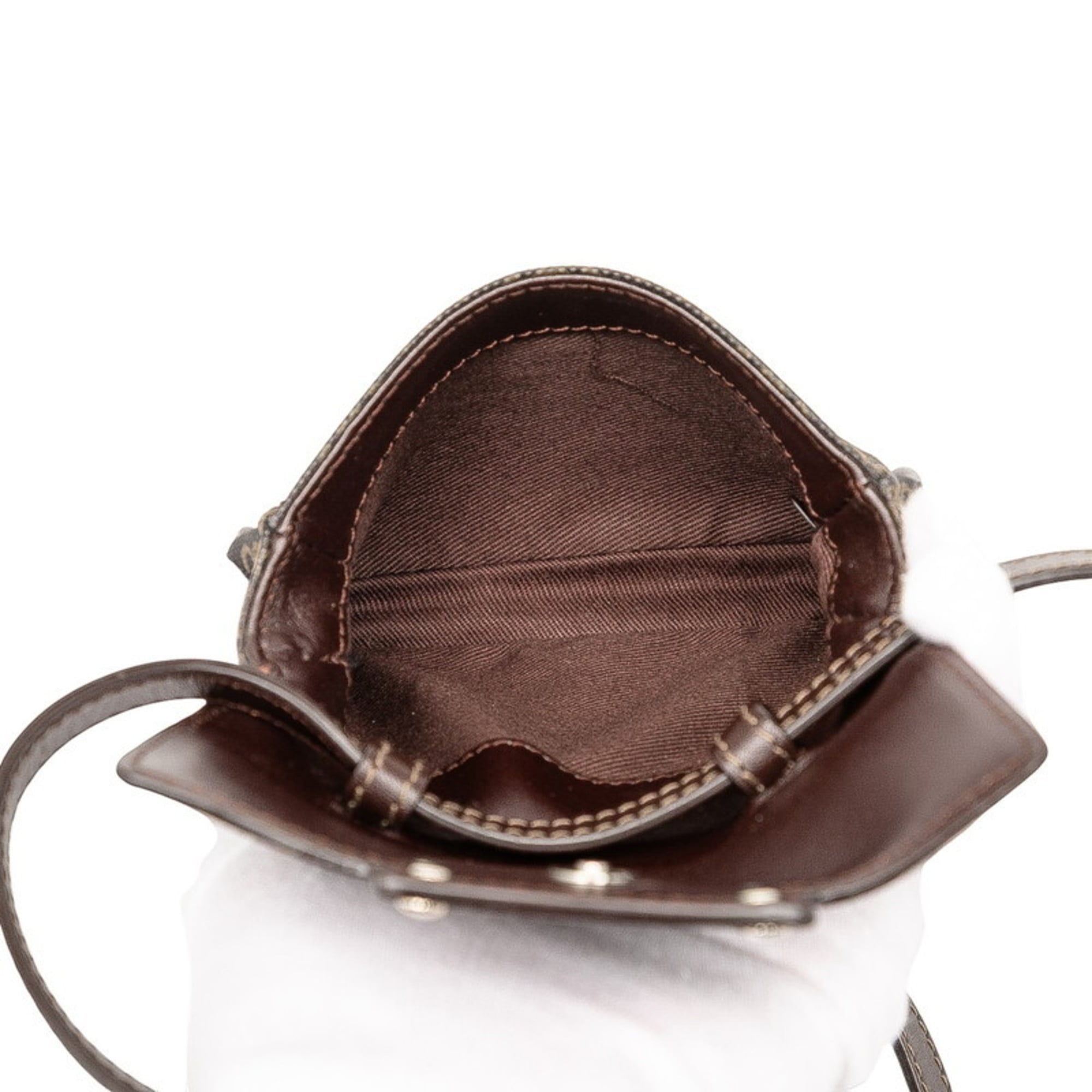 Loewe Brown Pvc Leather Sling Bag (Pre-Owned)