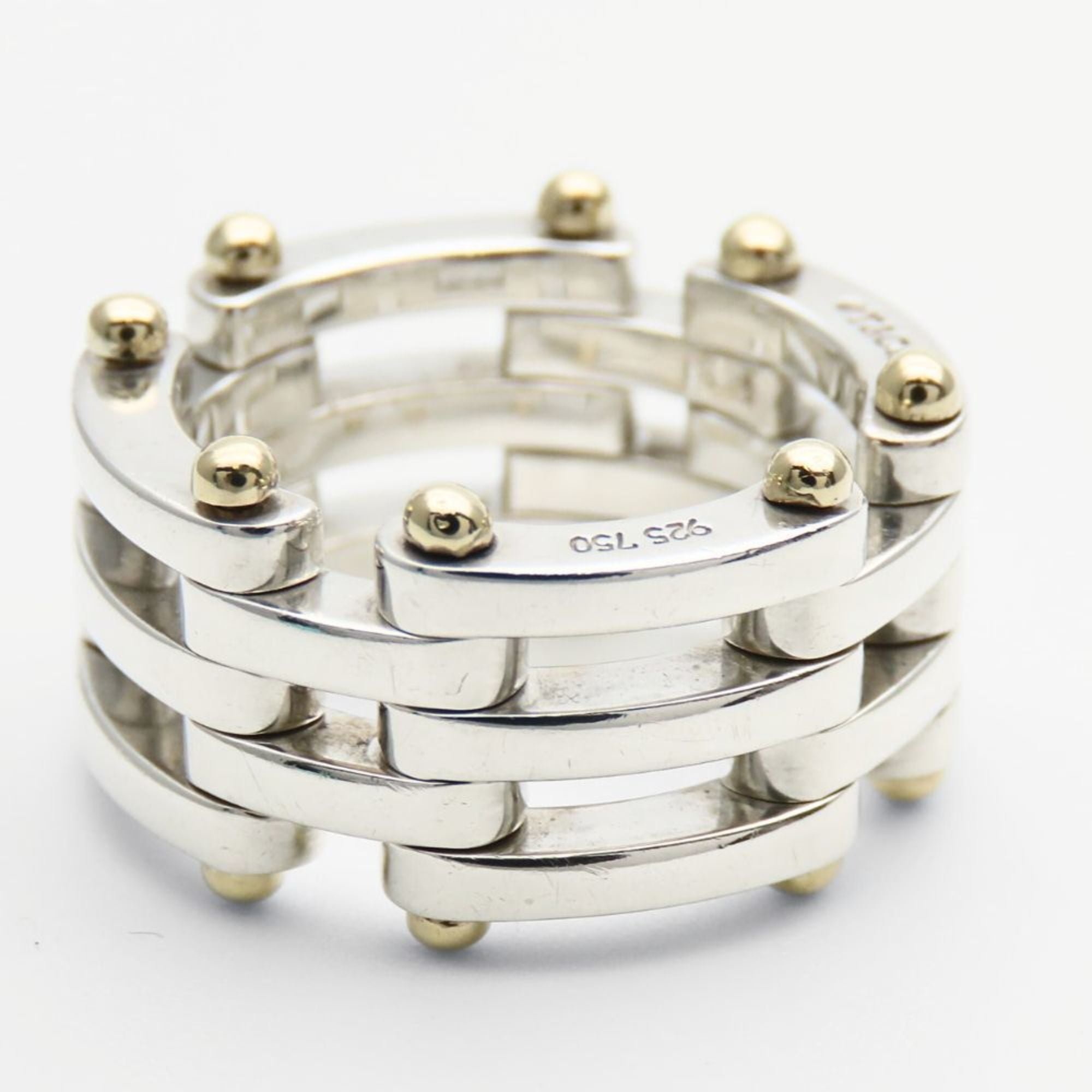 Tiffany Yellow Gold (18K) Silver 925 Band Ring (Pre-Owned)