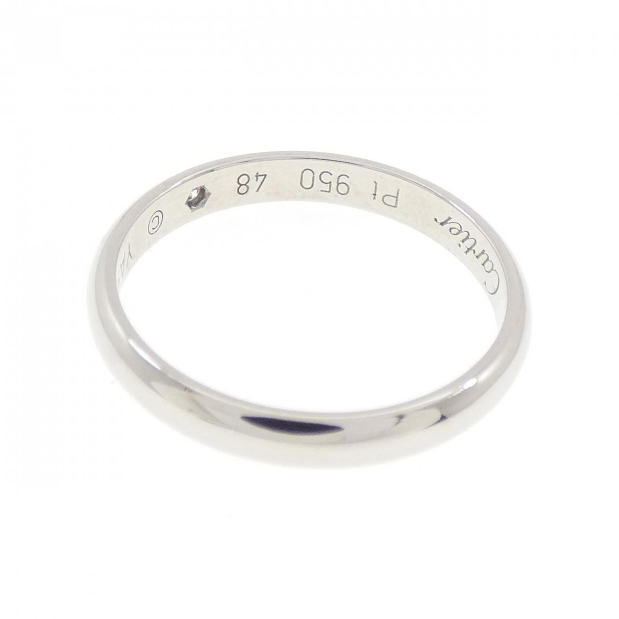 Cartier Silver Platinum 950 Wedding Ring (Pre-Owned)