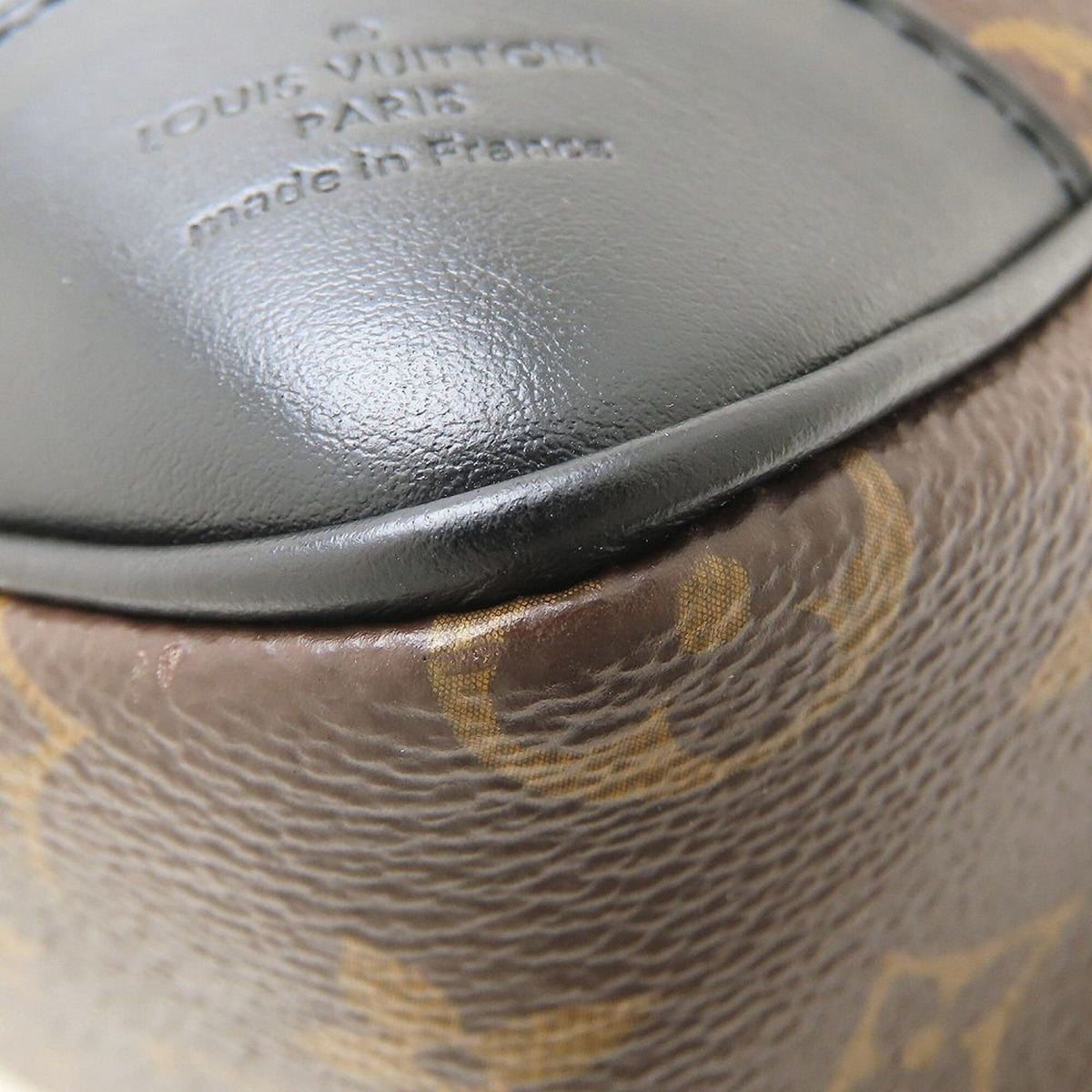 Louis Vuitton Brown Noir Monogram Canvas Shoulder Bag (Pre-Owned)