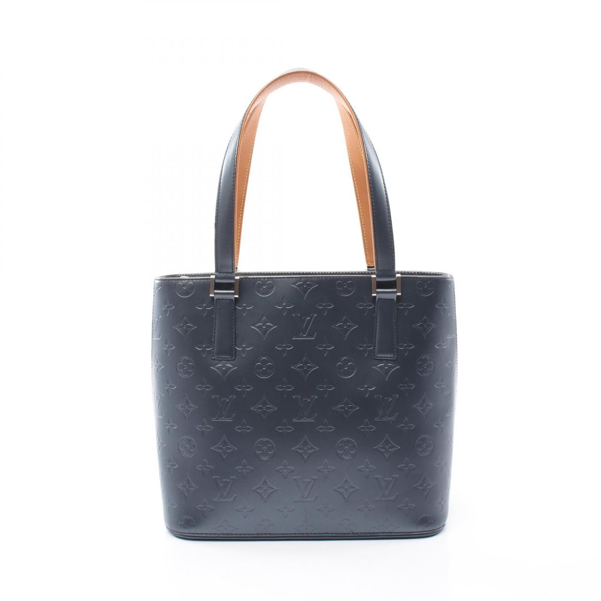 Louis Vuitton Blue Navy Leather Handbag (Pre-Owned)