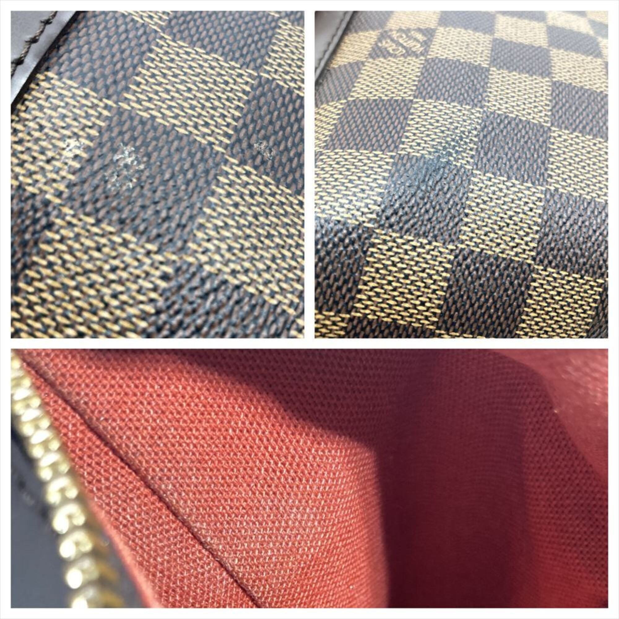 Louis Vuitton Brown Damier Canvas Ebene Damier Canvas Shoulder Bag (Pre-Owned)