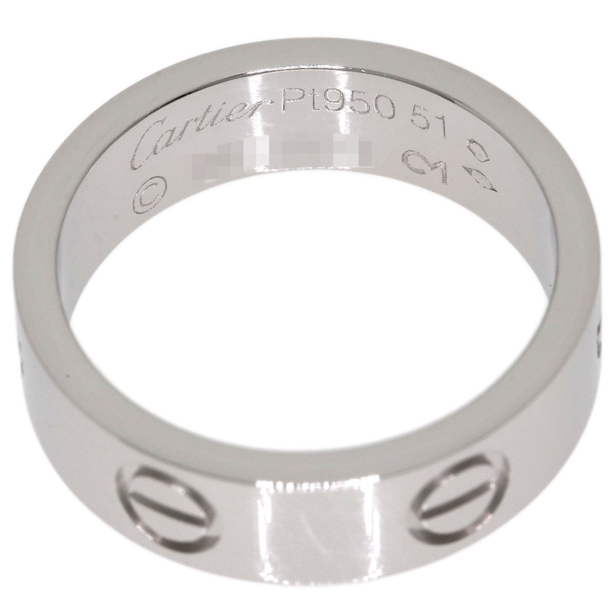Cartier Platinum 950 Band Ring (Pre-Owned)