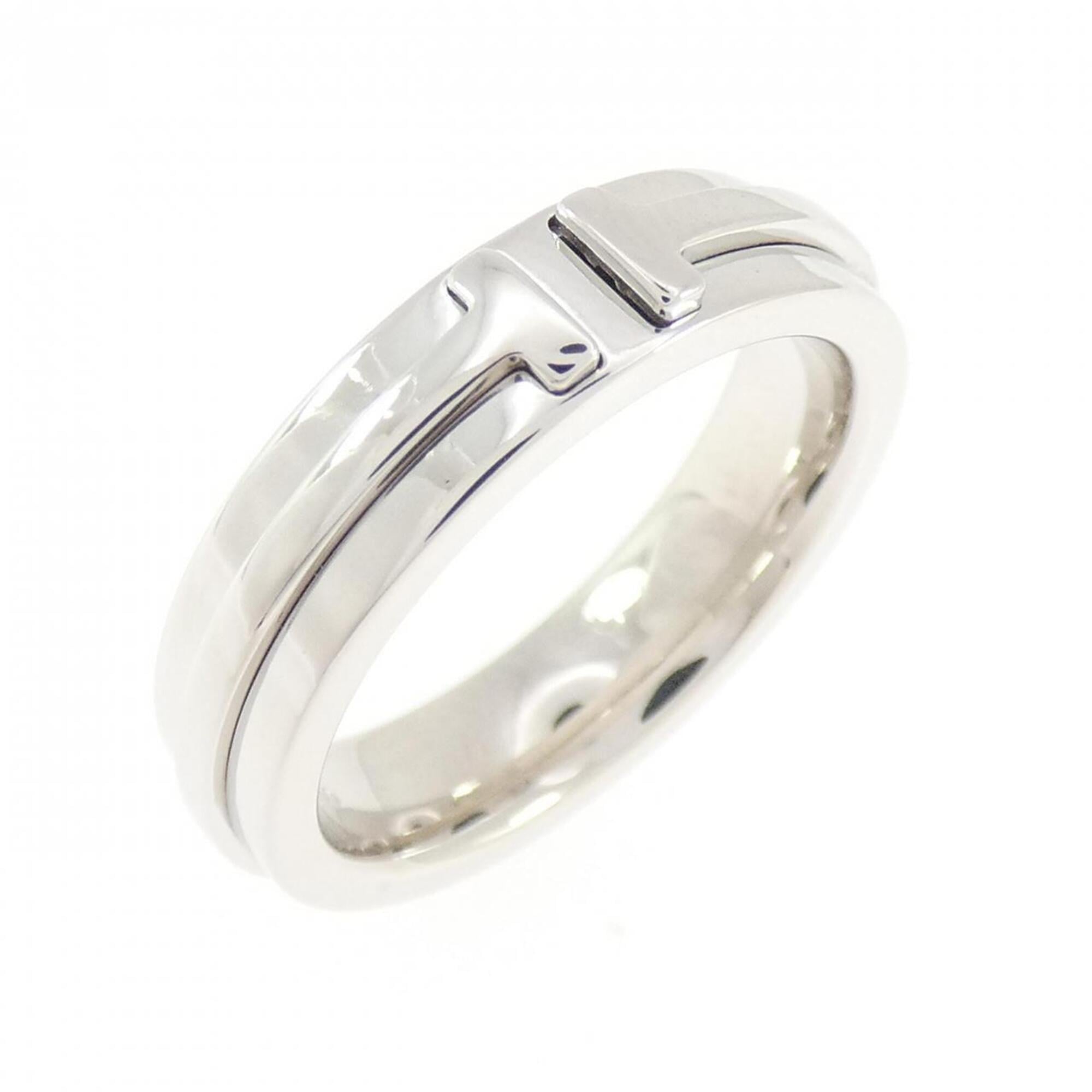 Tiffany White Gold (18K) Band Ring (Pre-Owned)