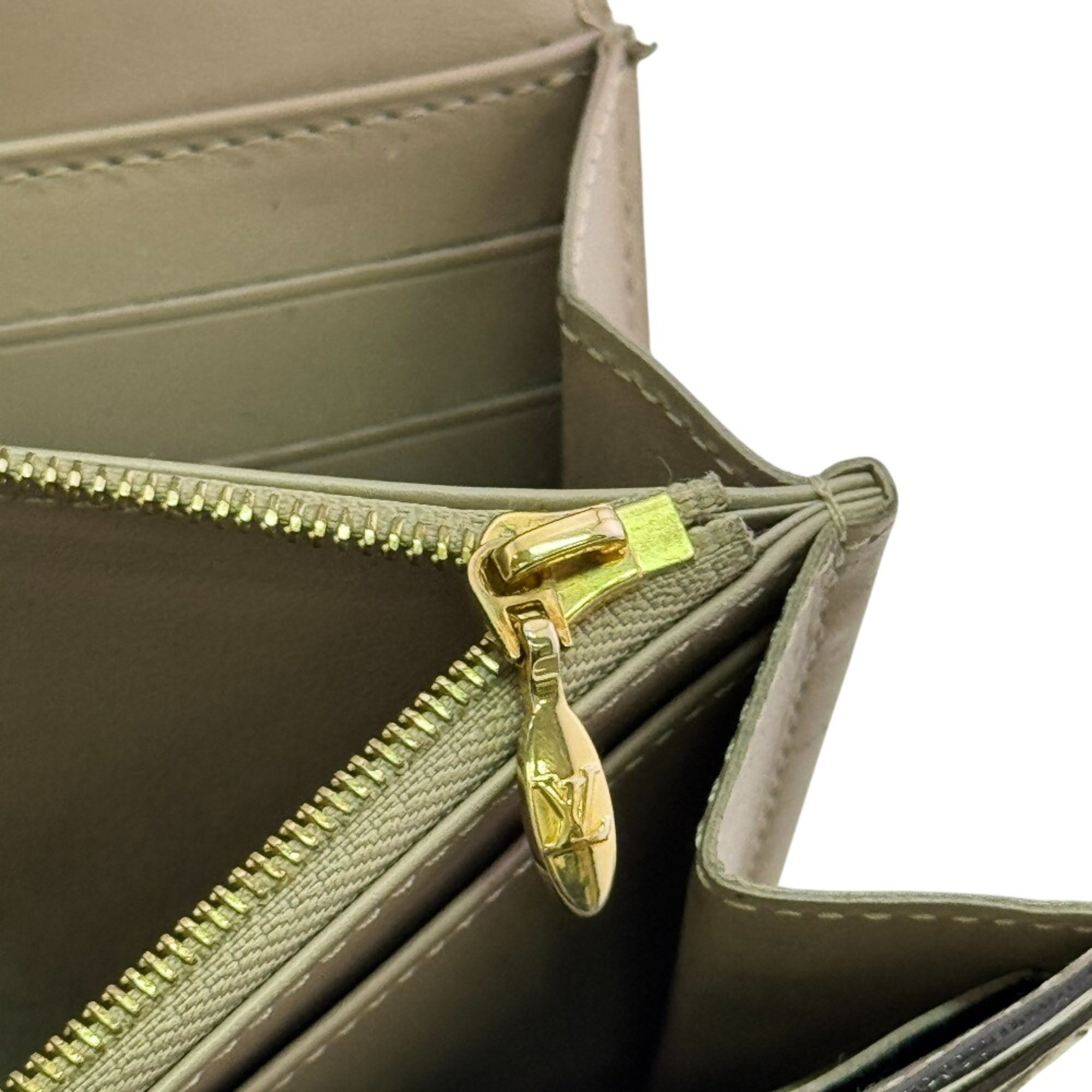 Louis Vuitton Monogram Vernis Yellow Monogram Vernis Long Wallet (Bi-Fold) (Pre-Owned)