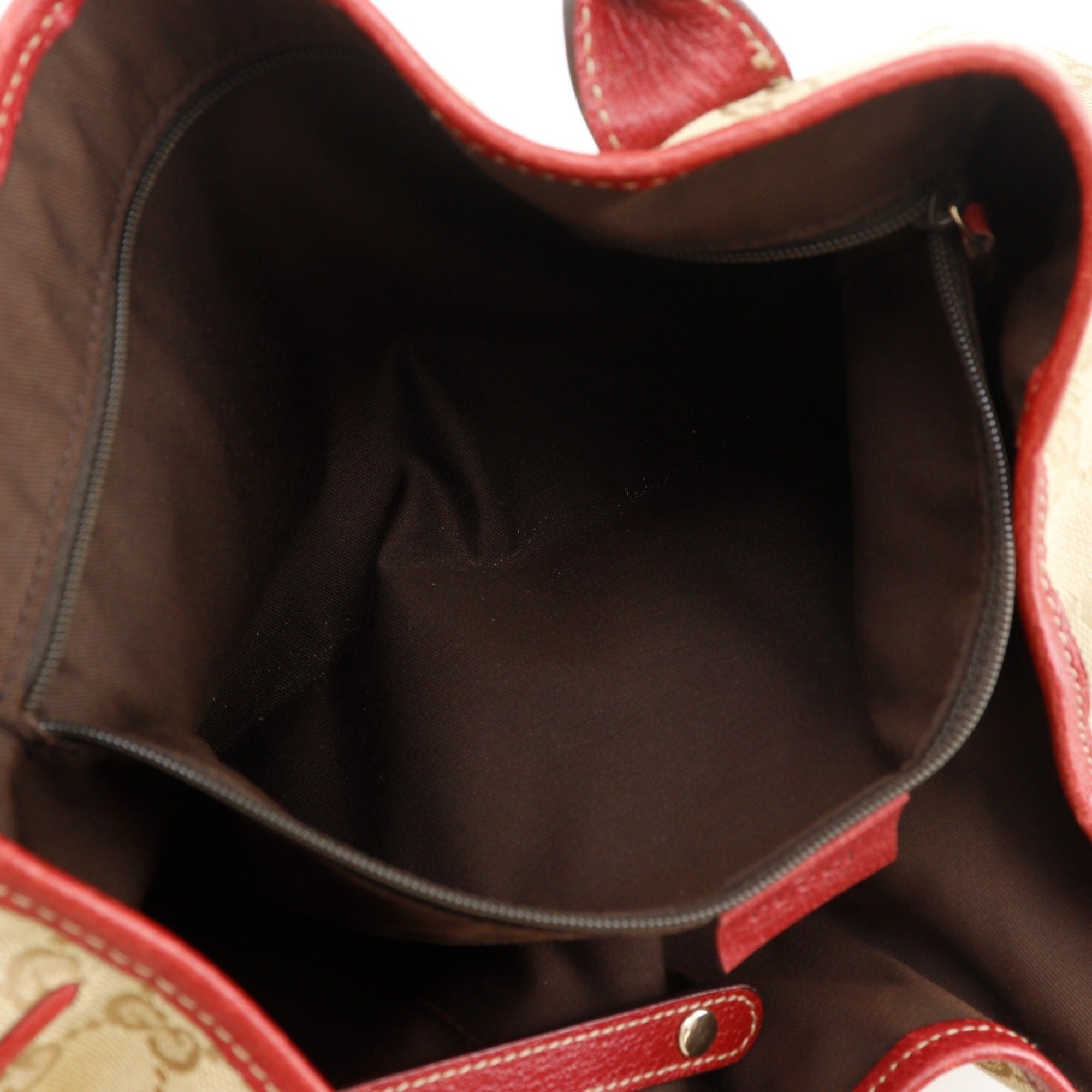 Gucci Gg Canvas Brown Gg Canvas Tote Bag (Pre-Owned)