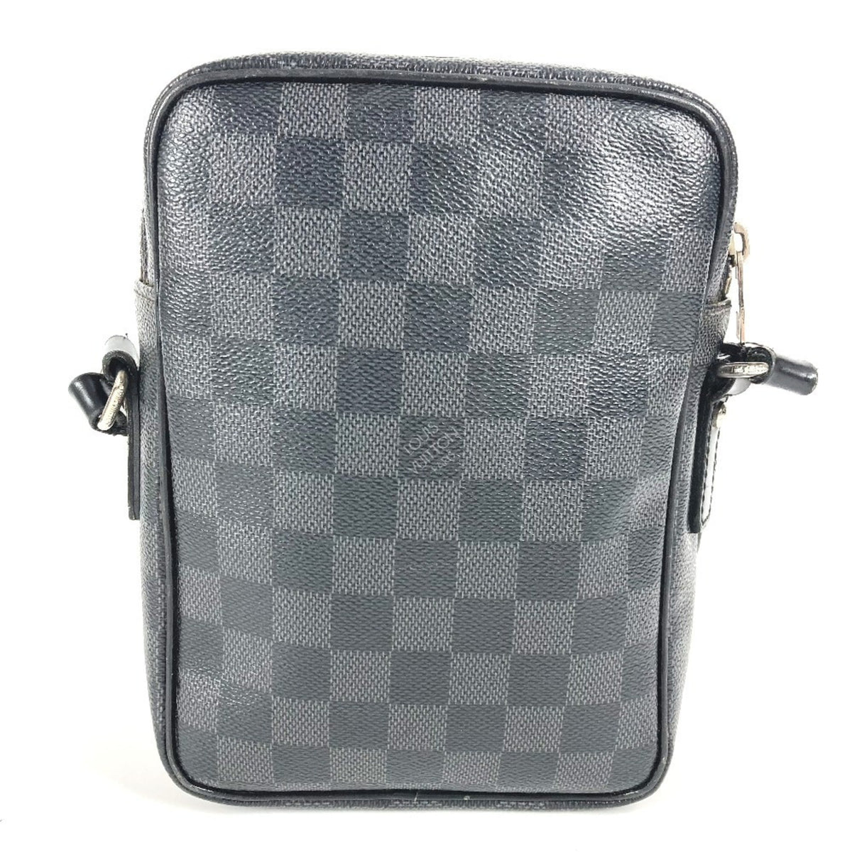 Louis Vuitton Black Damier Graphite Damier Graphite Pochette Shoulder Bag (Pre-Owned)