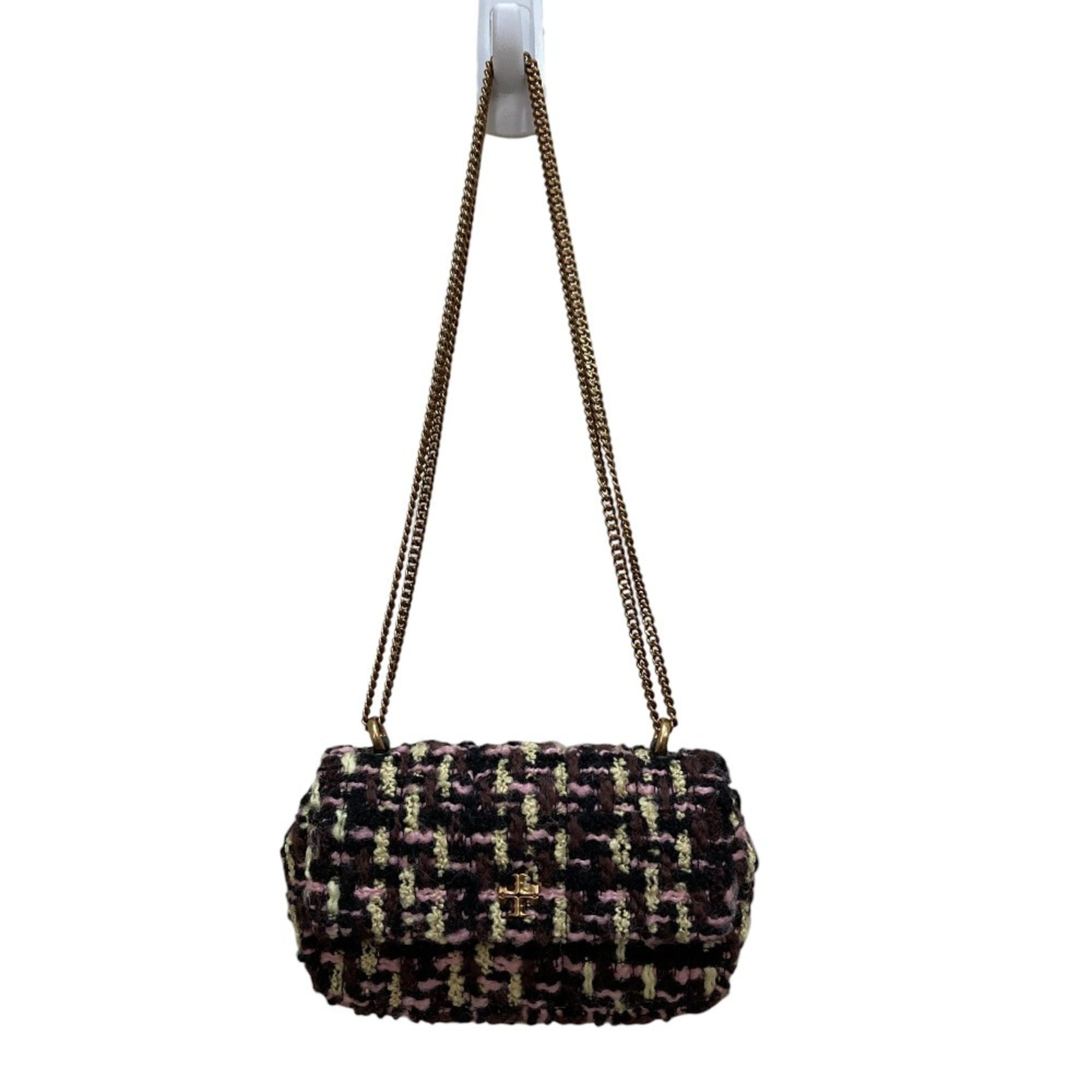 Tory Burch Multi-Color Tweed Shoulder Bag (Pre-Owned)