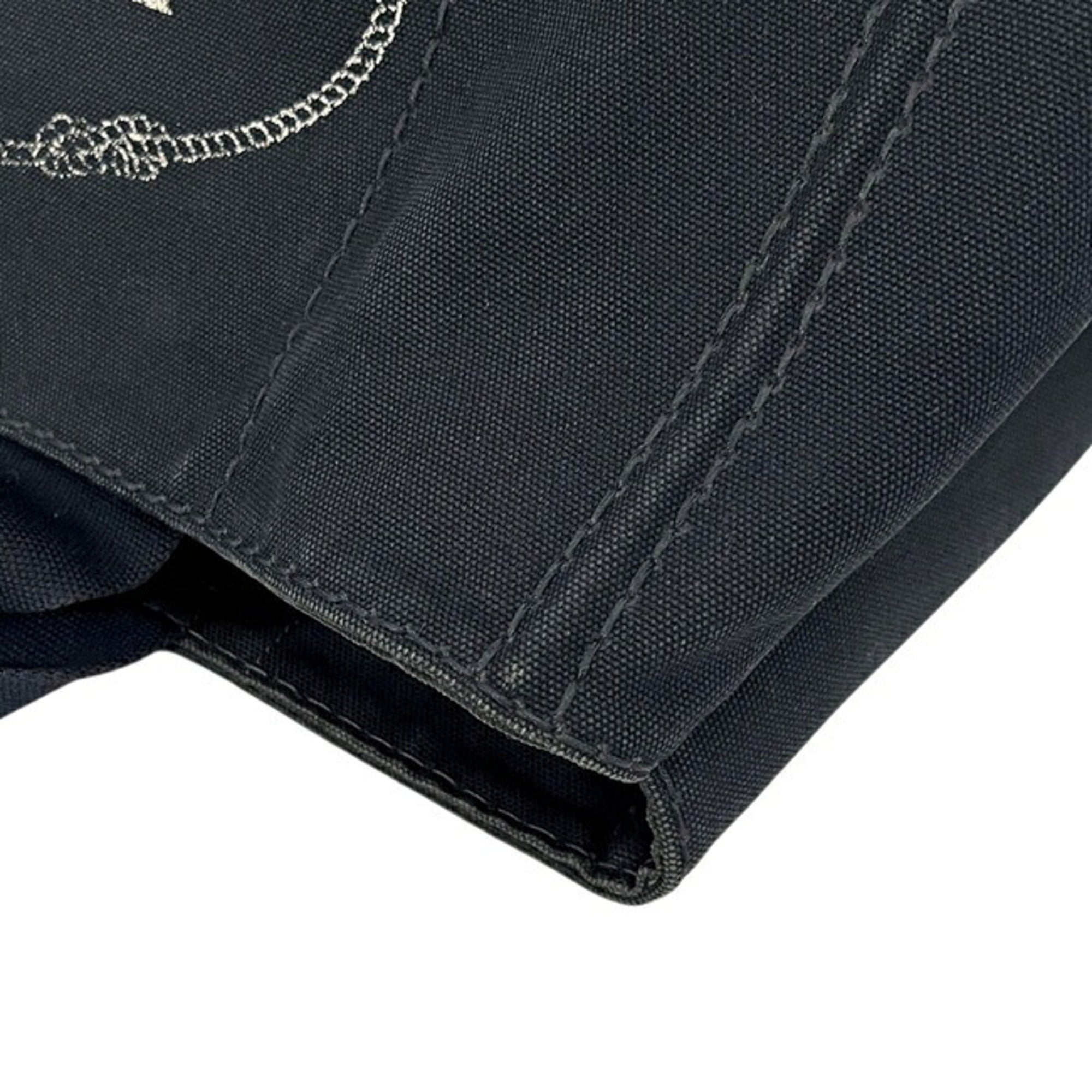 Prada Black Canvas Tote Bag (Pre-Owned)