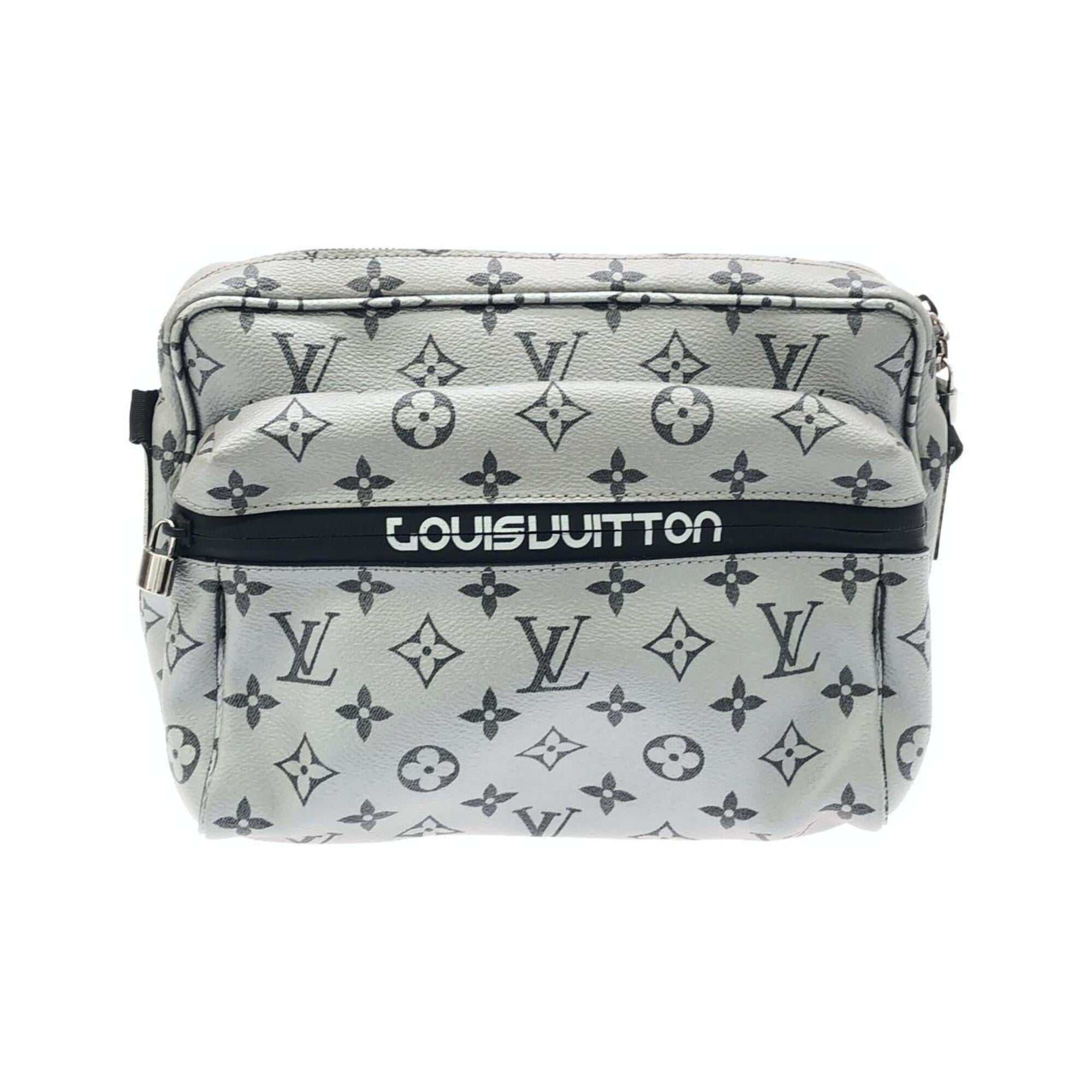Louis Vuitton Monogram Silver Coated Canvas Shoulder Bag (Pre-Owned)