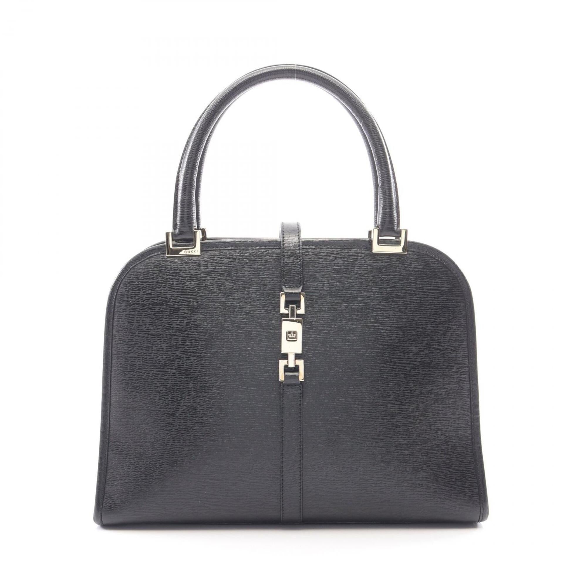 Gucci Black Leather Handbag (Pre-Owned)