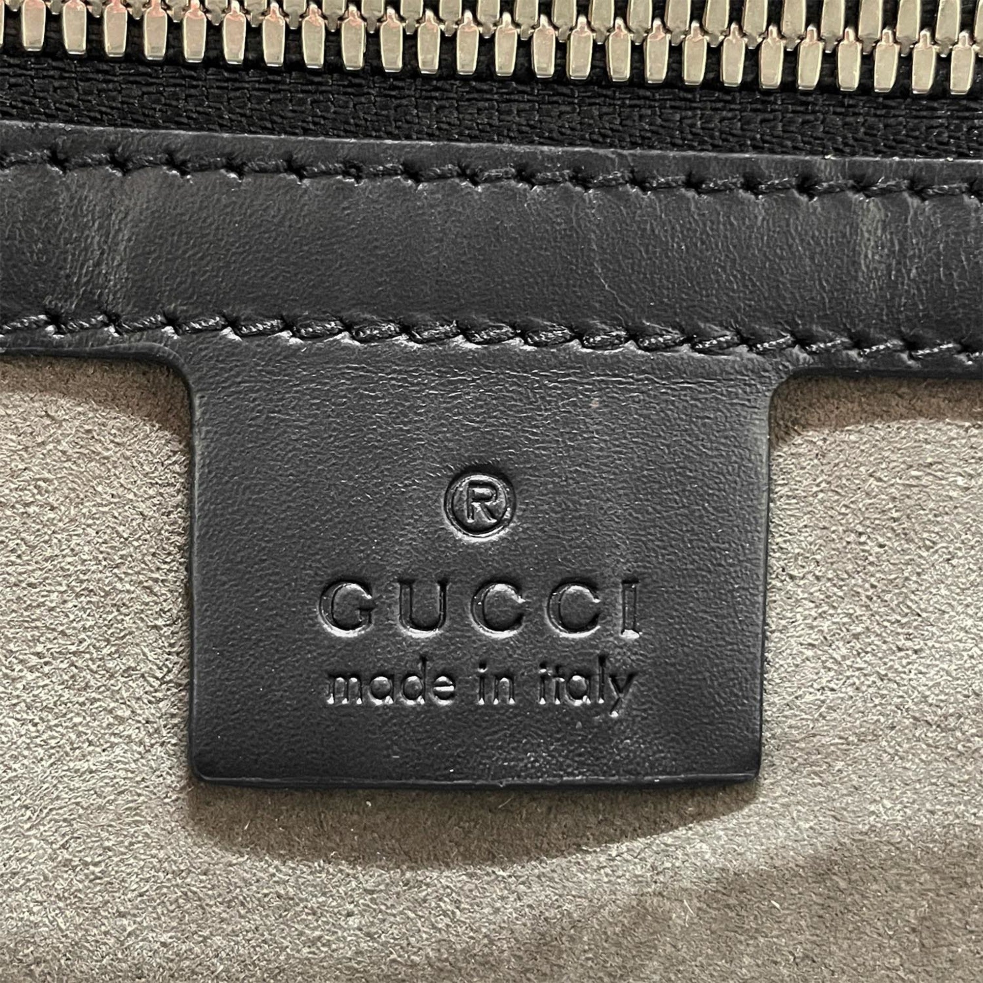 Gucci Black Leather Backpack (Pre-Owned)