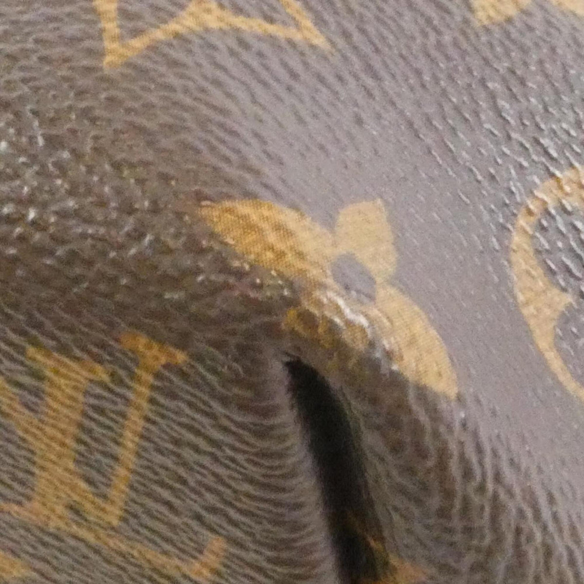 Louis Vuitton Marron Coated Canvas Handbag (Pre-Owned)
