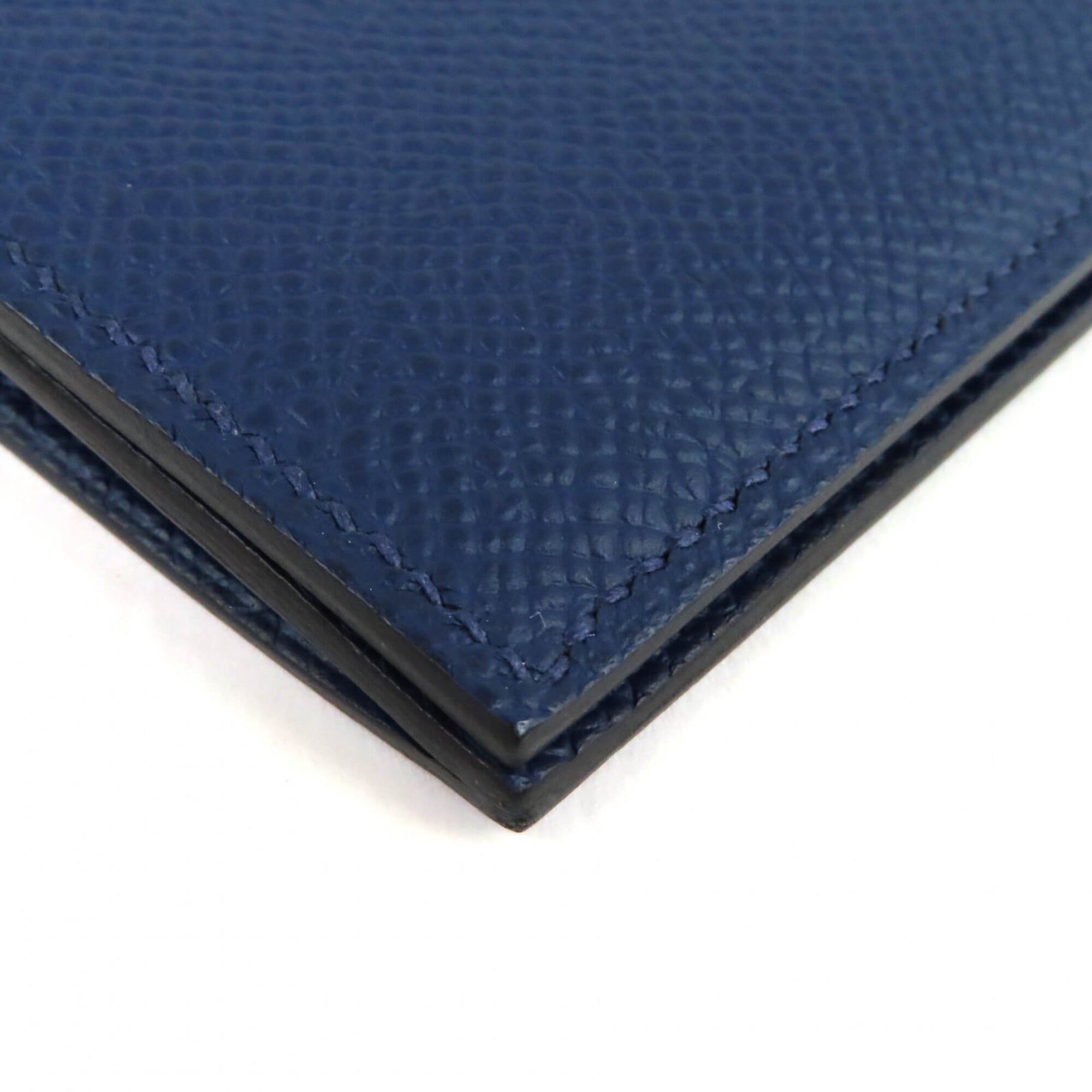 Hermes Mc2 Navy Epsom Leather Wallet (Bi-Fold) (Pre-Owned)