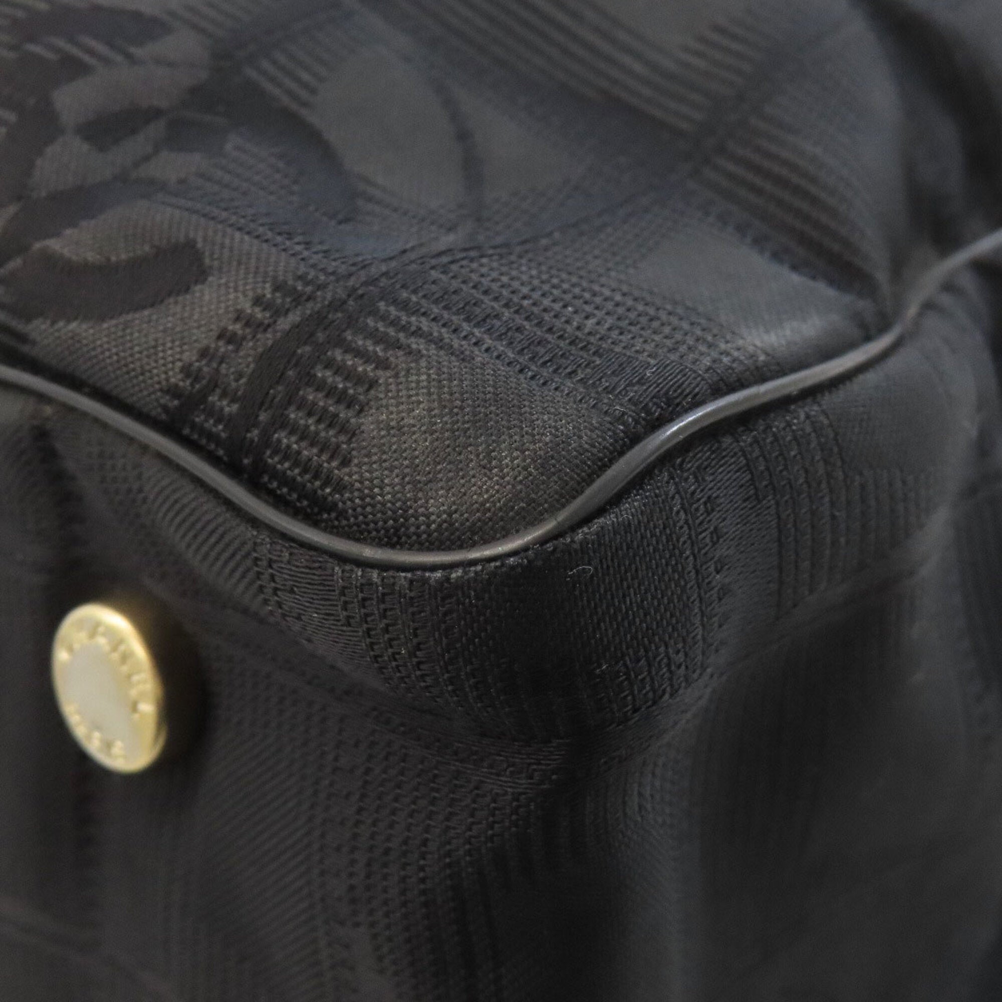 Chanel Black Nylon Tote Bag (Pre-Owned)