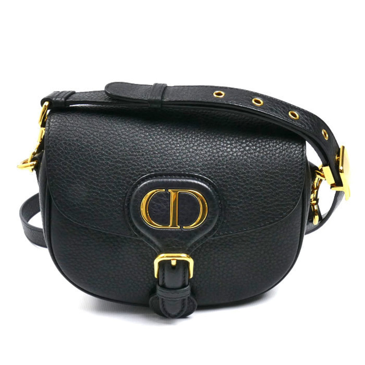 Christian Dior Black Leather Shoulder Bag (Pre-Owned)