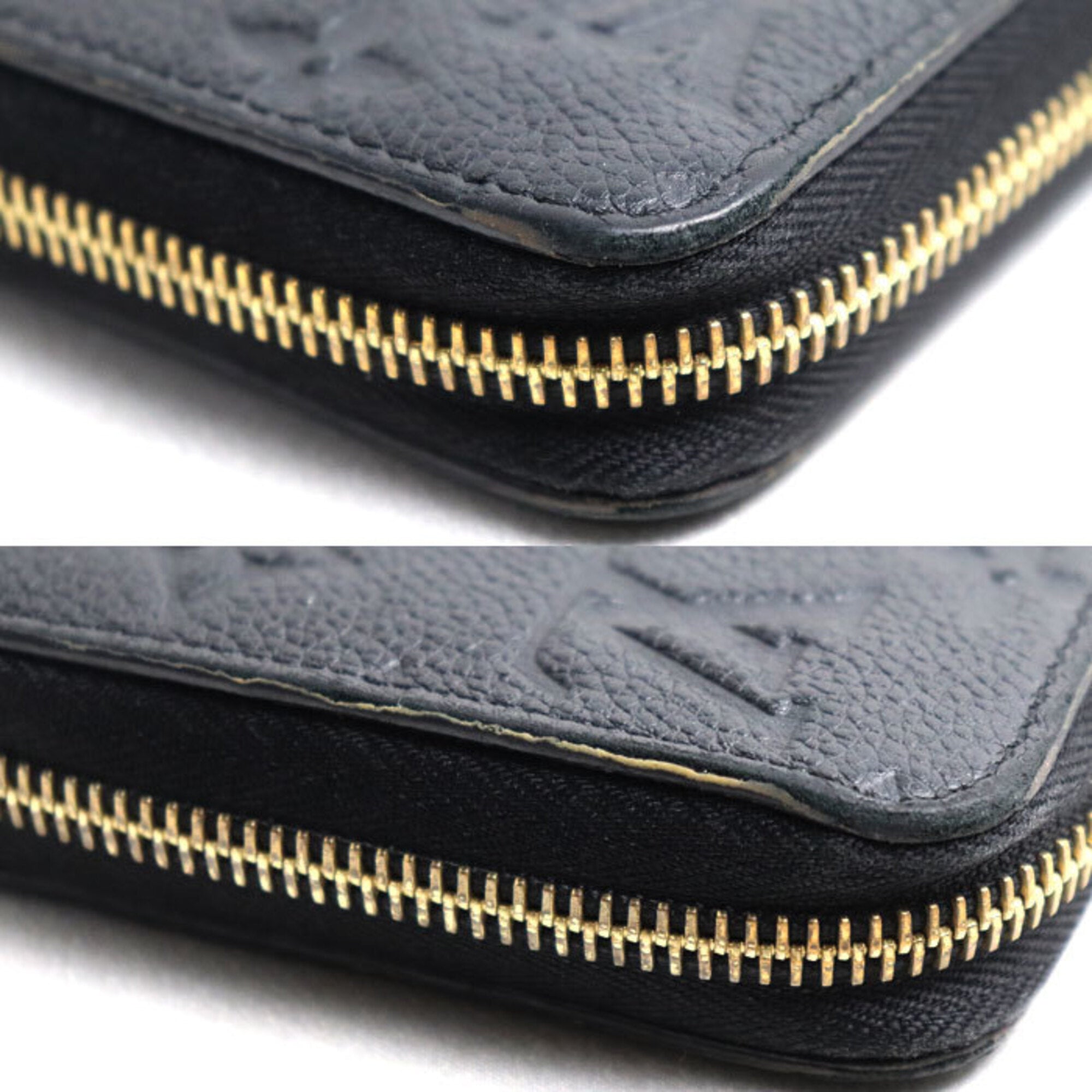 Louis Vuitton Black Monogram Empreinte Long Wallet (Bi-Fold) (Pre-Owned)