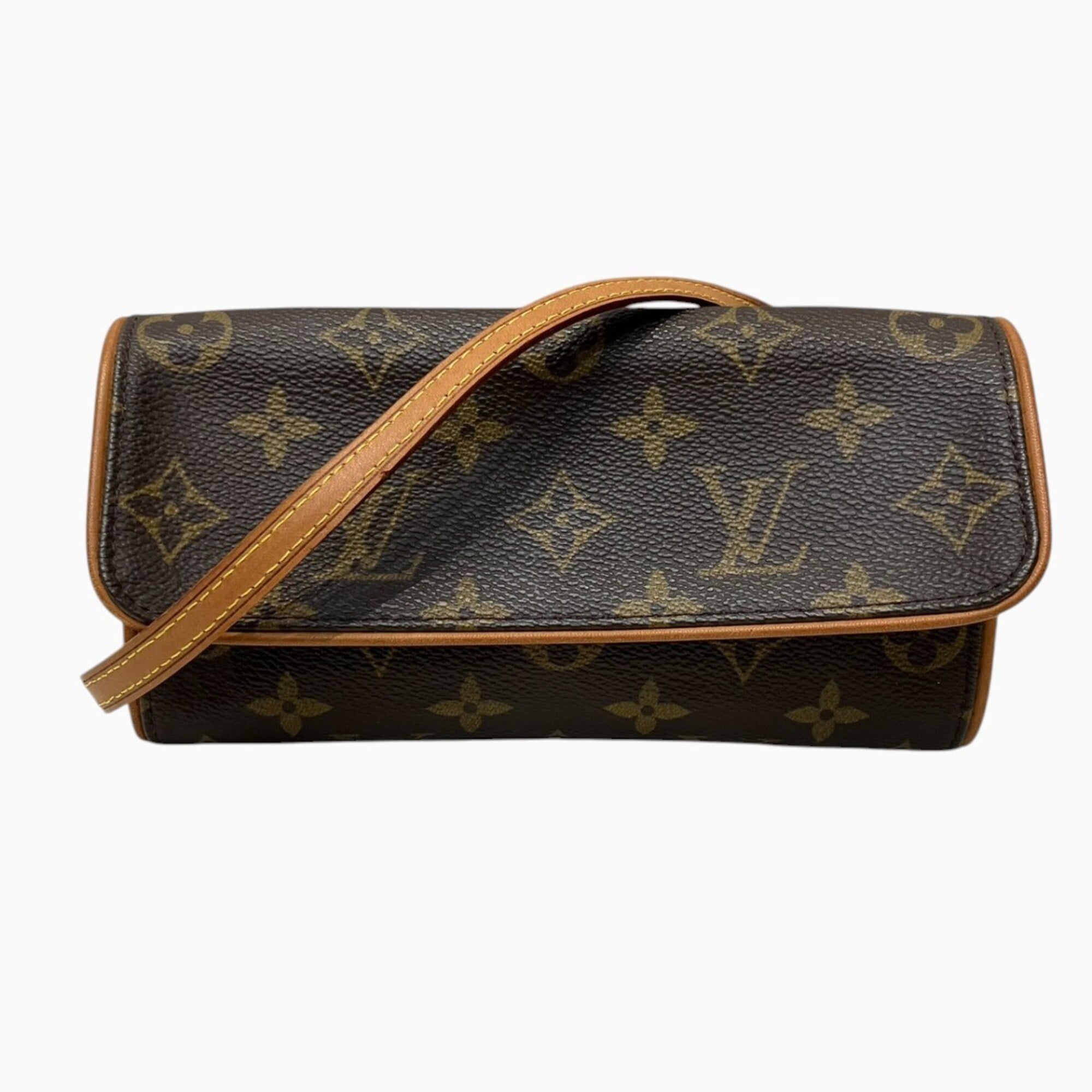 Louis Vuitton Monogram Brown Monogram Pochette Shoulder Bag (Pre-Owned)