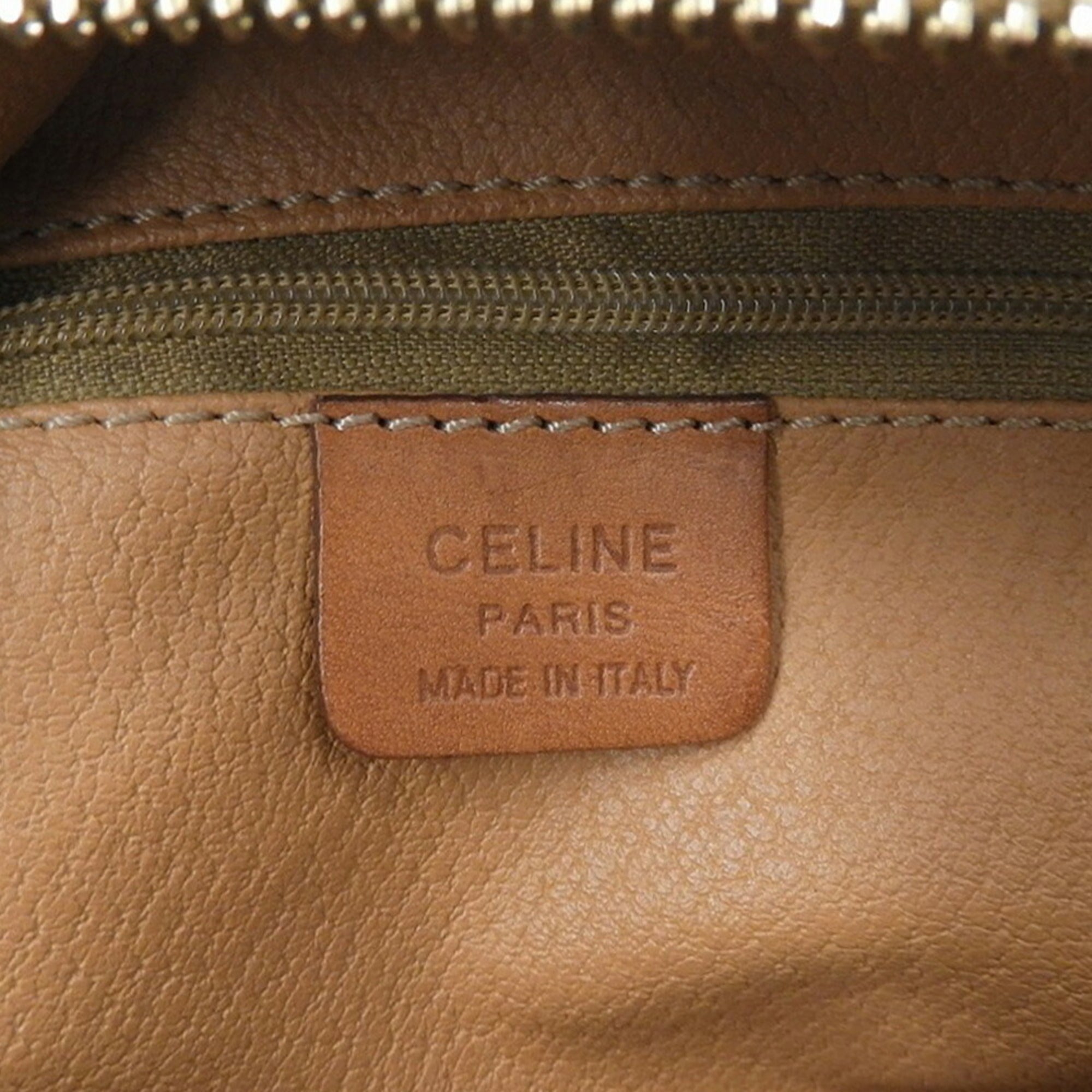 Celine Brown Pvc Pouch Shoulder Bag (Pre-Owned)