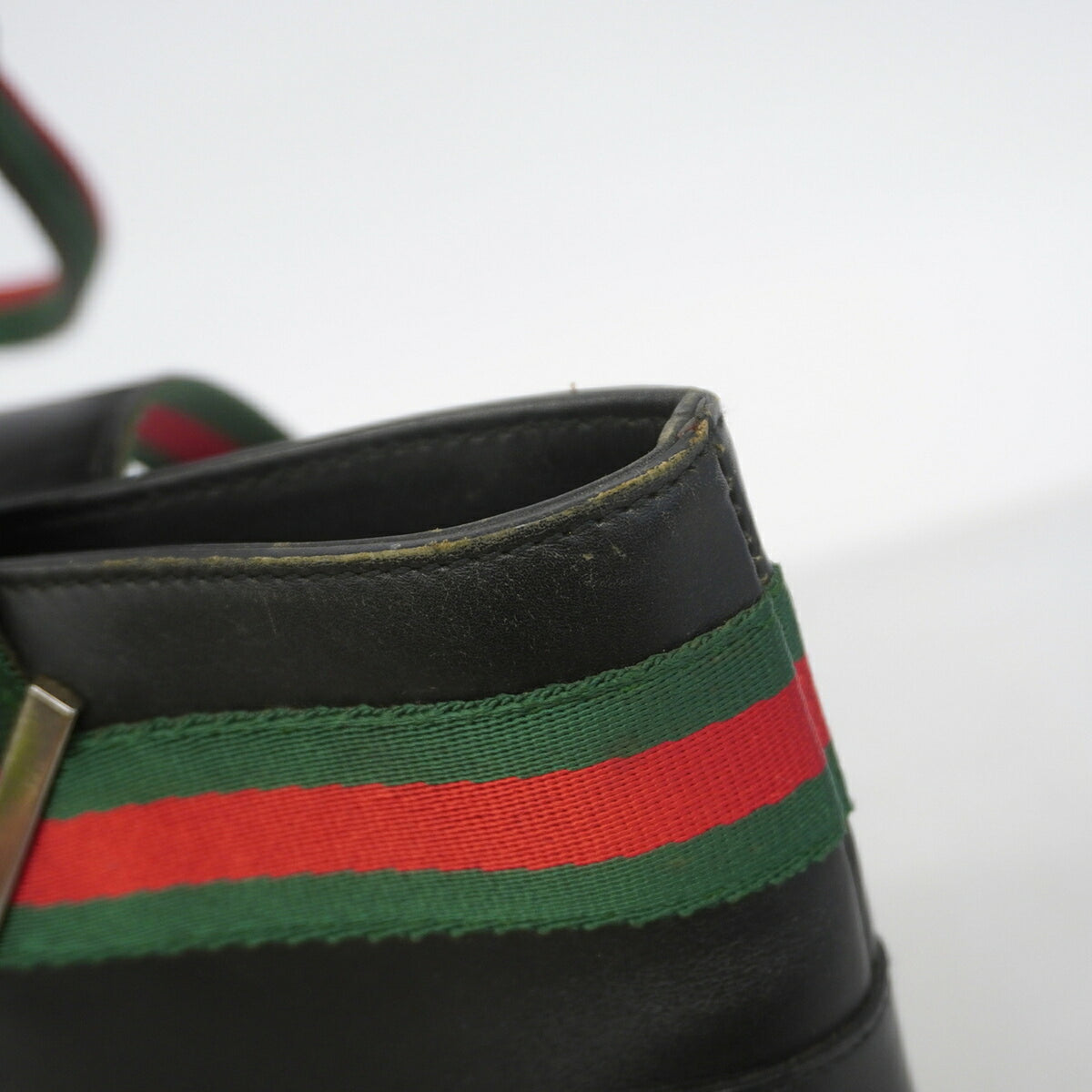 Gucci Black Leather Tote Bag (Pre-Owned)