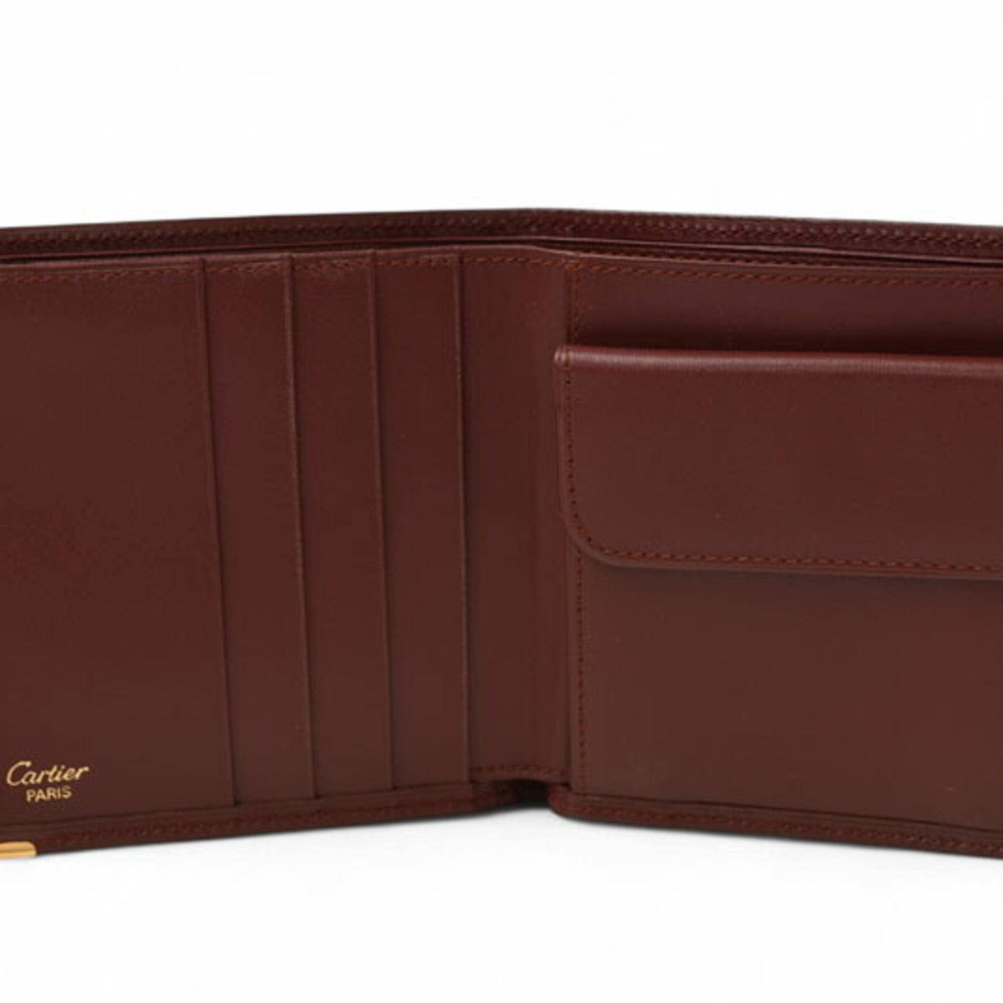 Cartier Must Bordeaux Wallet (Bi-Fold) (Pre-Owned)