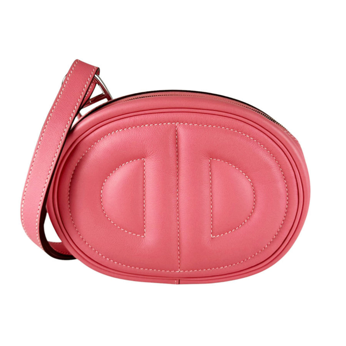 Hermes Pink Swift Leather Shoulder Bag (Pre-Owned)