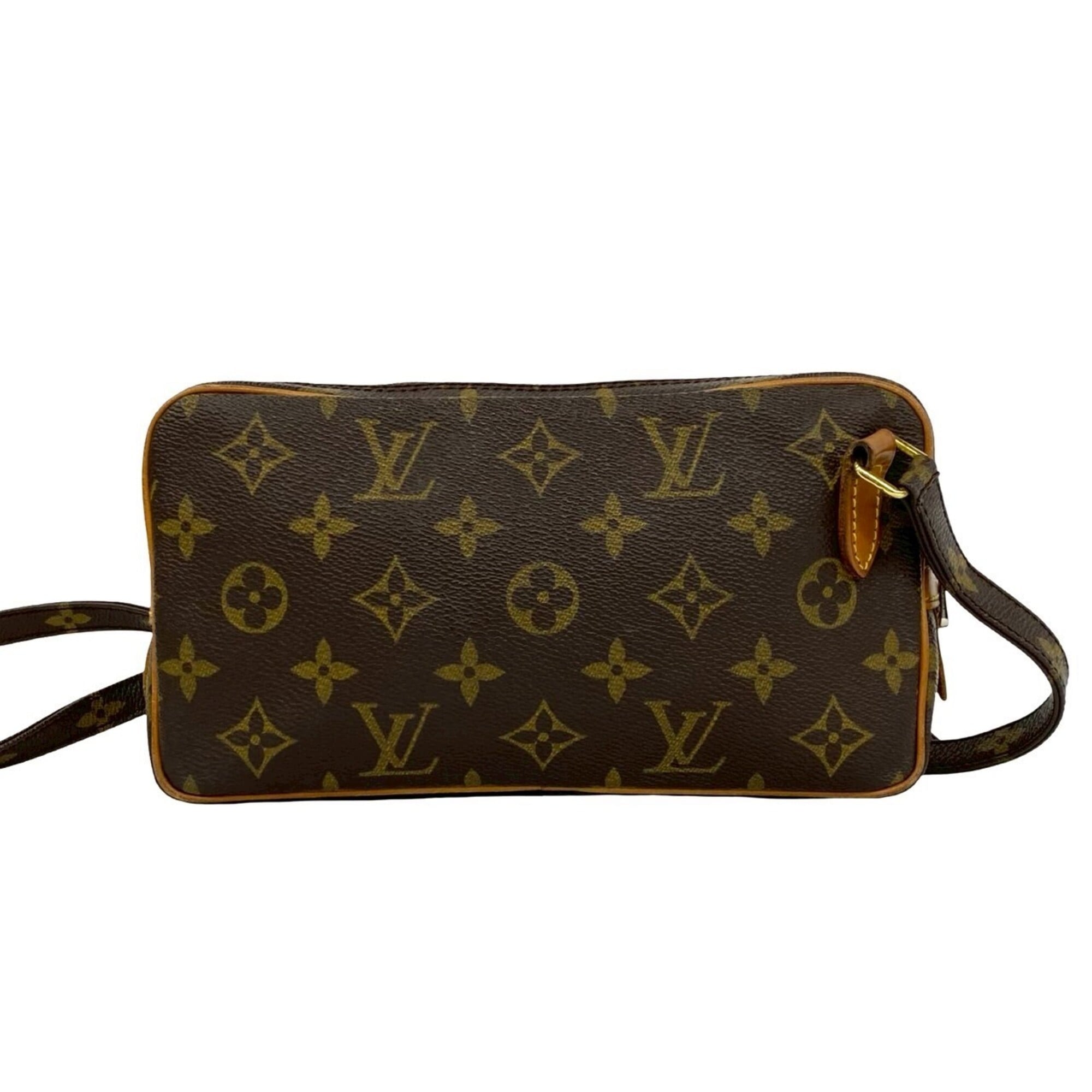 Louis Vuitton Brown Leather Pvc Shoulder Bag (Pre-Owned)