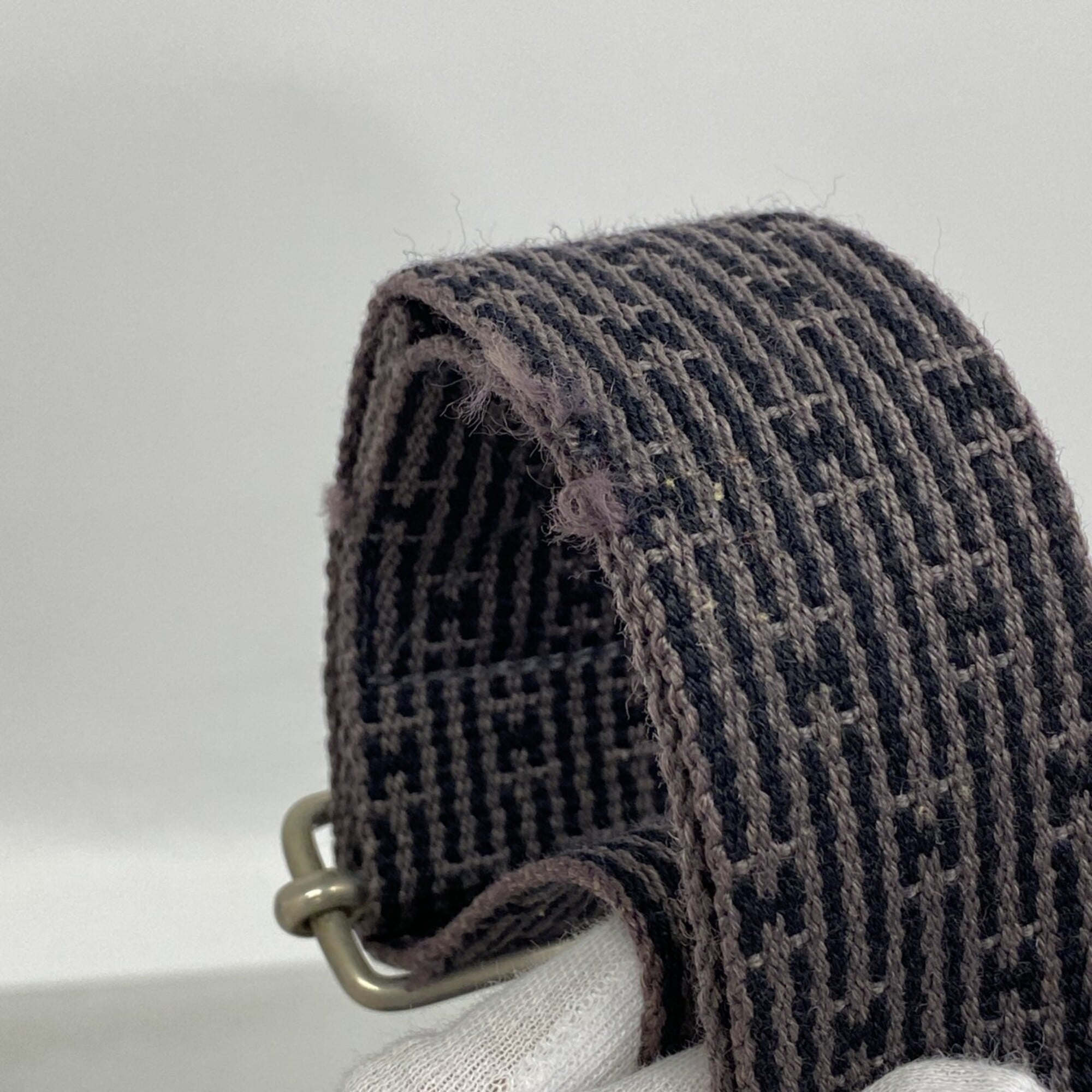 Hermes Gray Canvas Backpack (Pre-Owned)