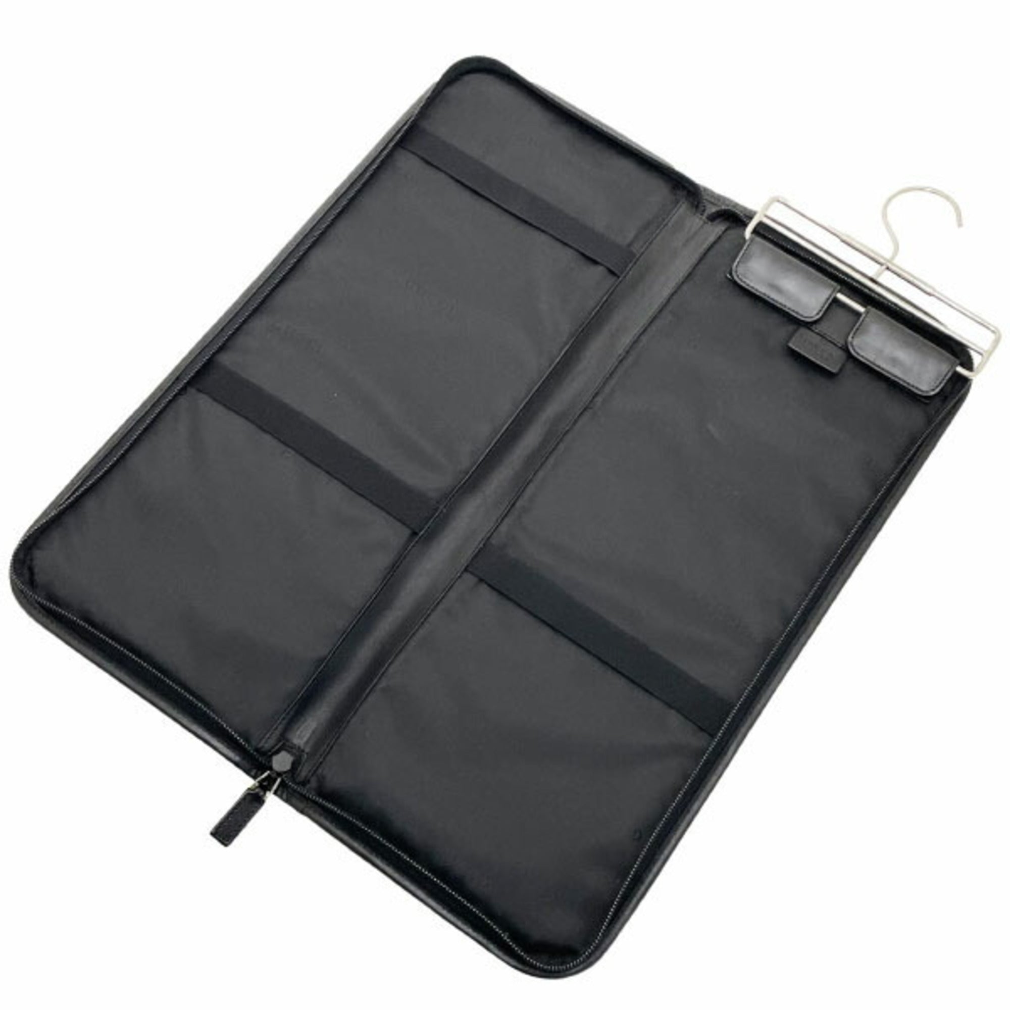 Gucci Black Nylon Leather Pouch (Pre-Owned)
