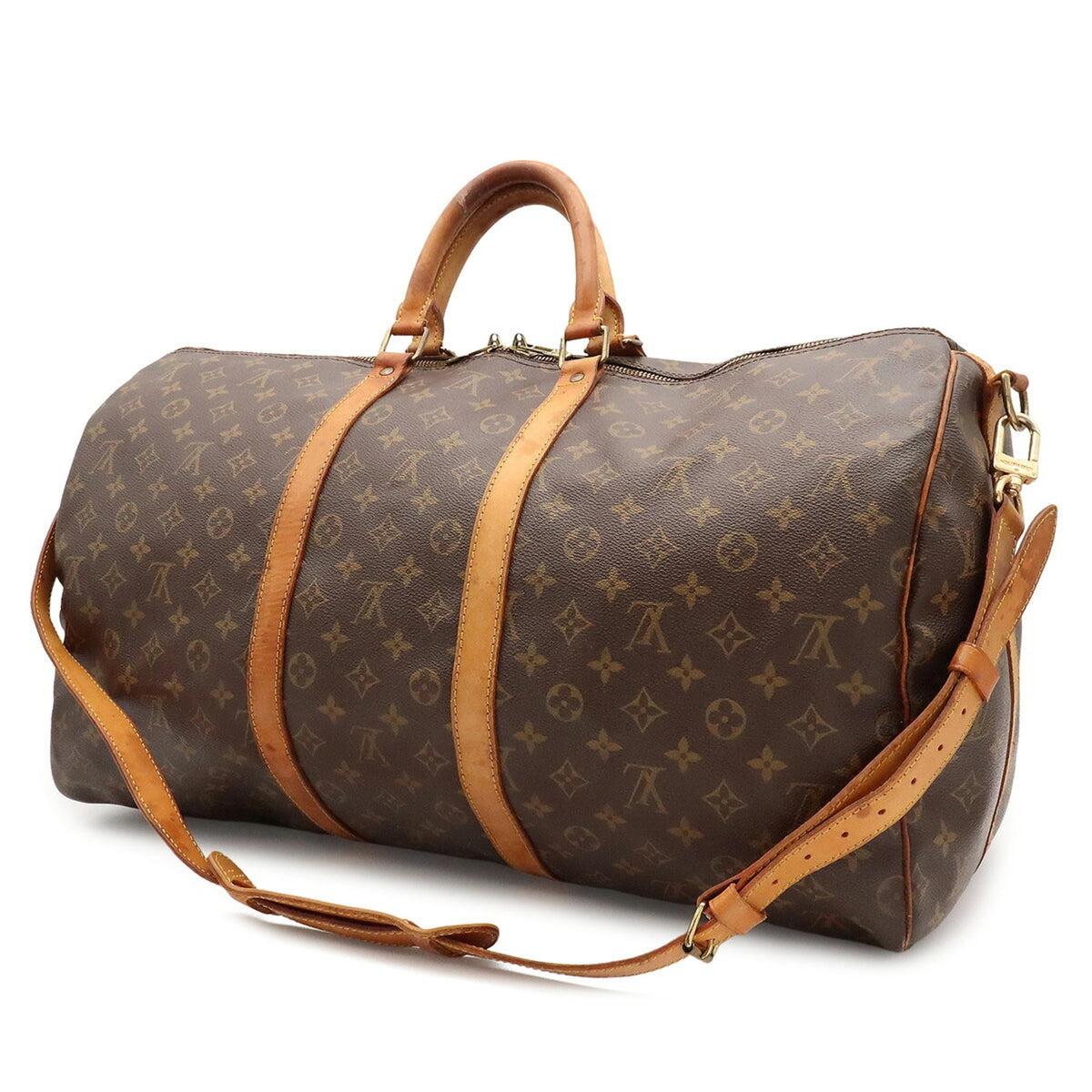 Louis Vuitton Brown Monogram Monogram Boston Bag Shoulder Bag (Pre-Owned)