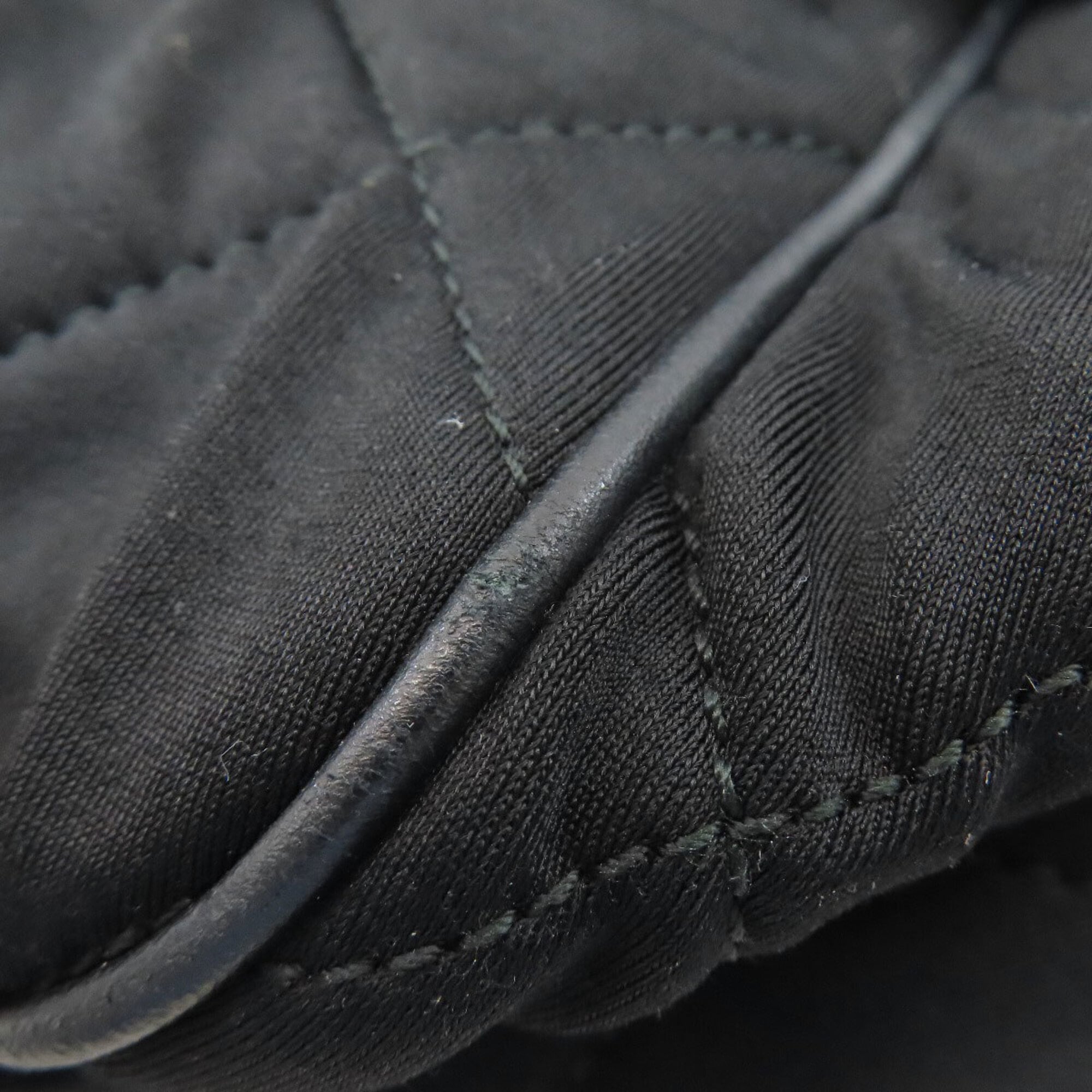 Prada Black Cotton Canvas Handbag (Pre-Owned)