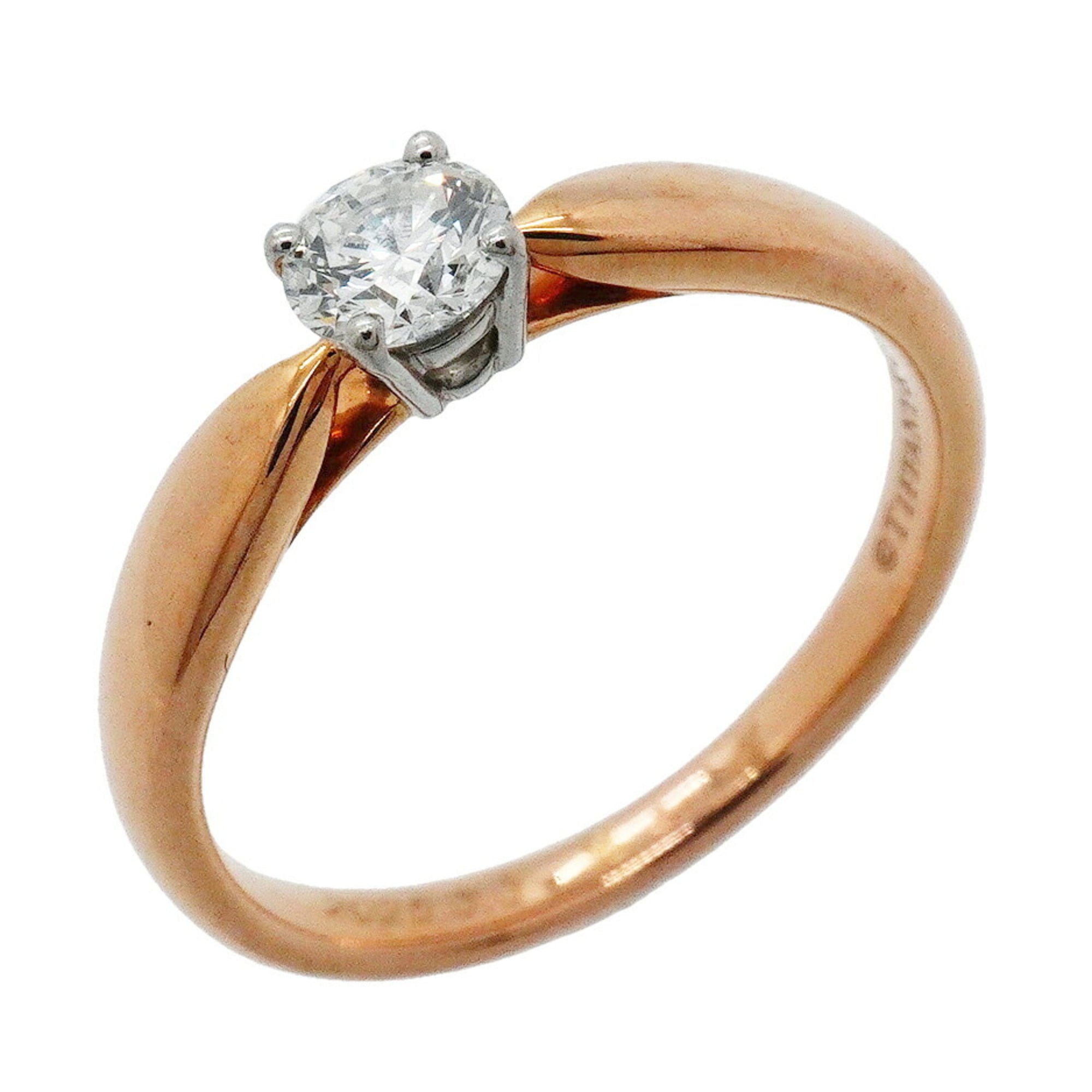 Tiffany Pink Gold (18K) Platinum 950 Band Ring (Pre-Owned)