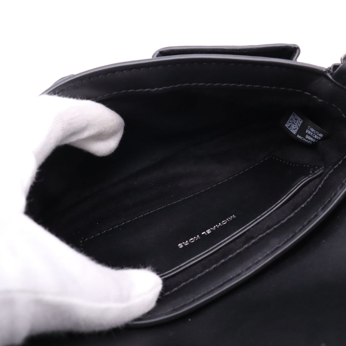 Michael Kors Black Leather Handbag (Pre-Owned)