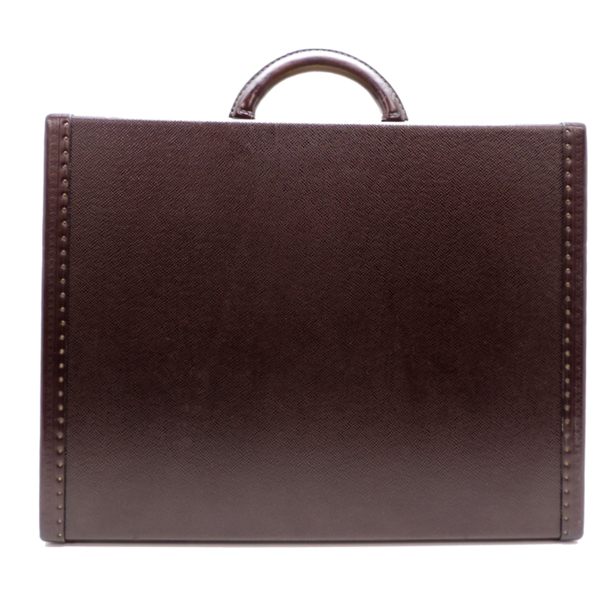 Louis Vuitton Acajou Red Brown Taiga Leather Attaché Case (Pre-Owned)