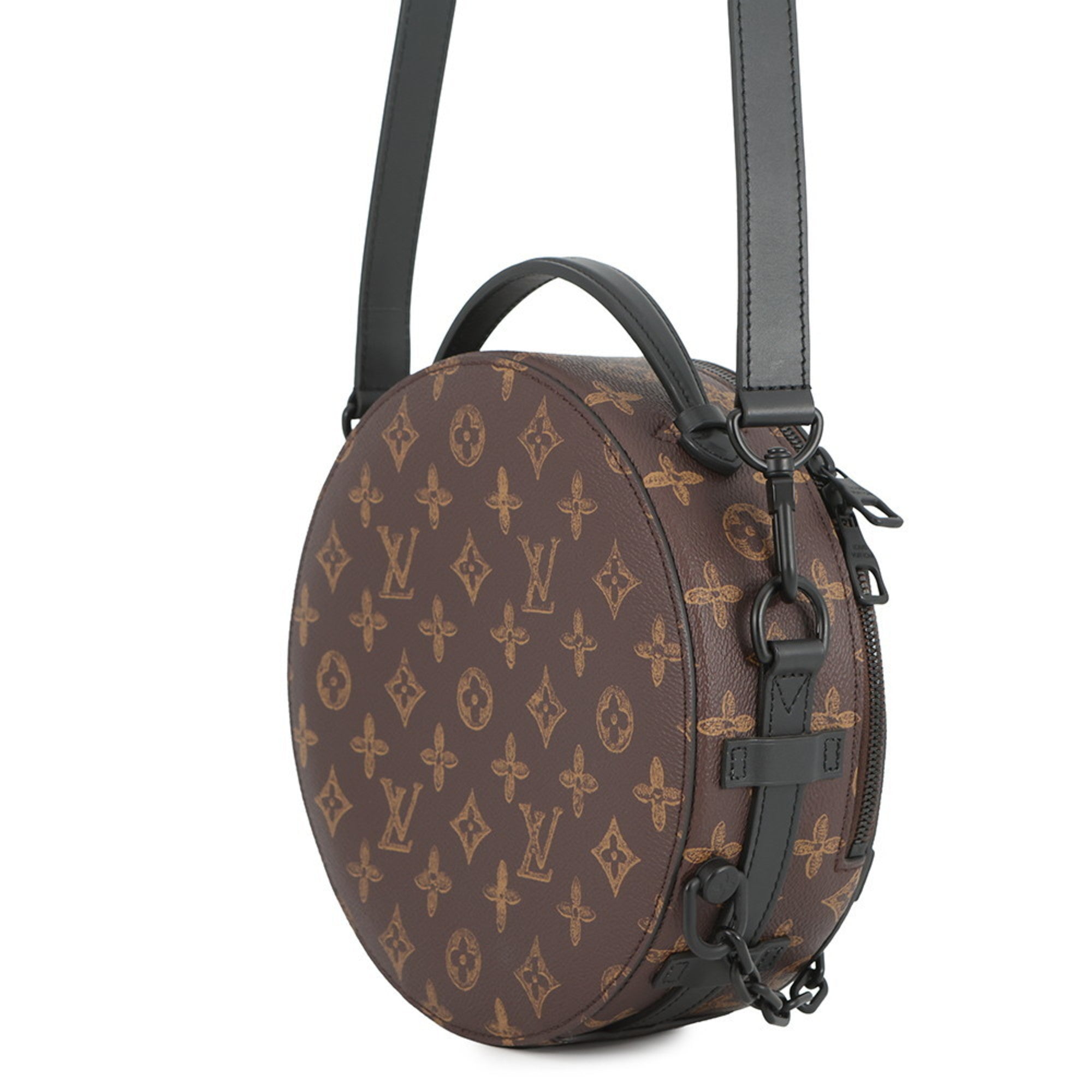 Louis Vuitton Noir Monogram Shoulder Bag (Pre-Owned)