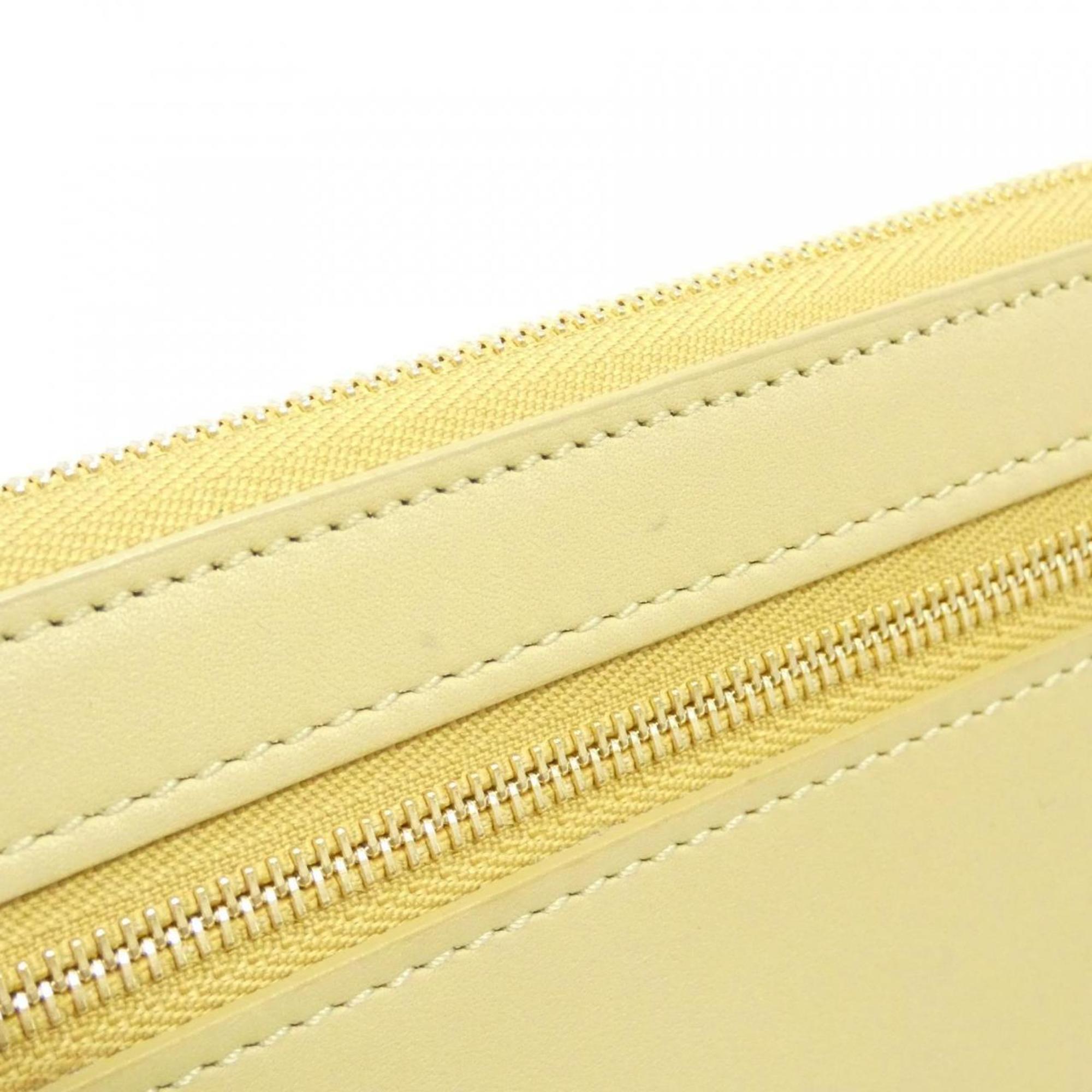Loewe Yellow Leather Long Wallet (Bi-Fold) (Pre-Owned)