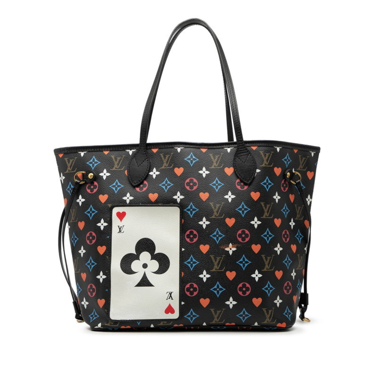 Louis Vuitton Black Multi-Color Pvc Leather Pouch Shoulder Bag Tote Bag (Pre-Owned)