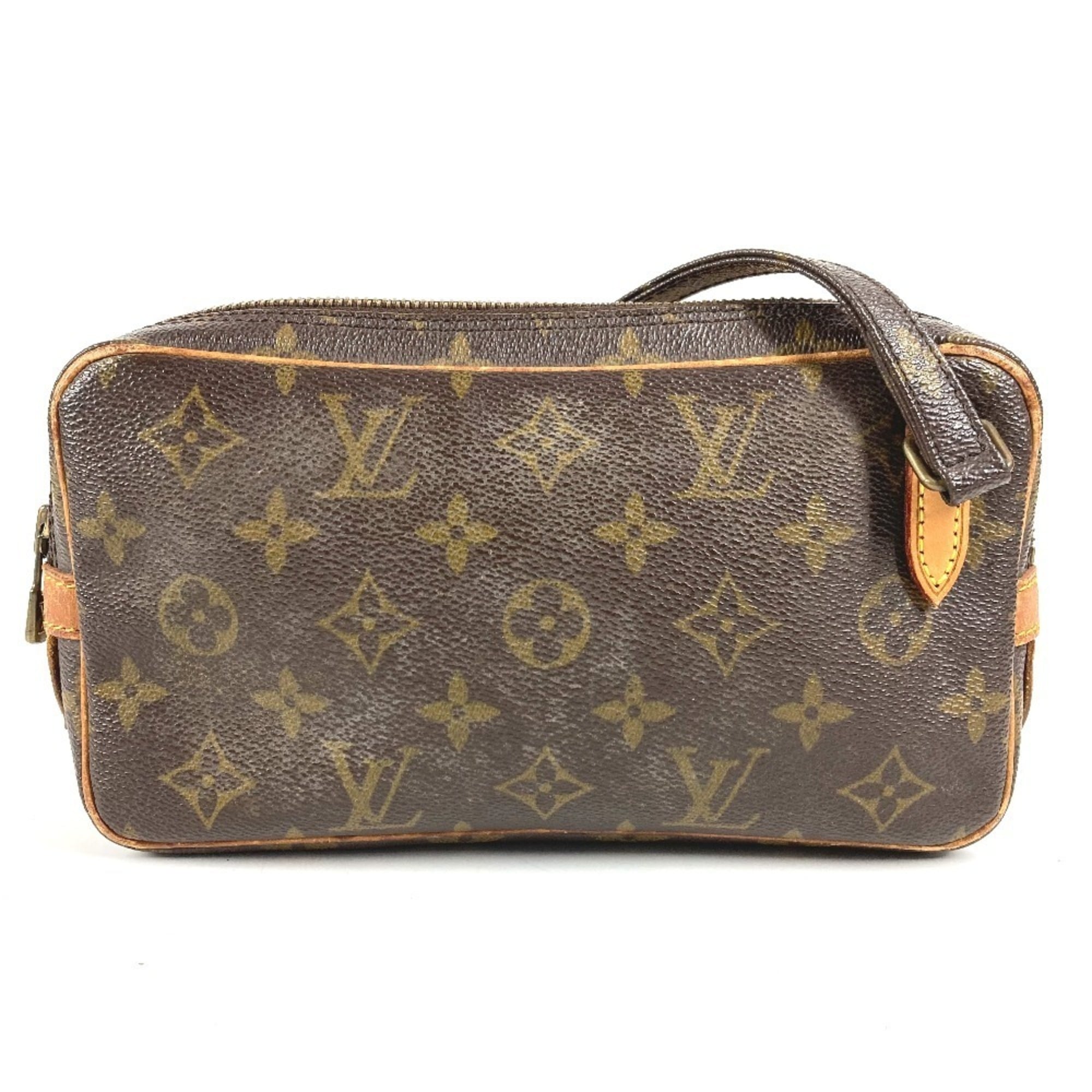 Louis Vuitton Brown Monogram Monogram Pochette Shoulder Bag (Pre-Owned)