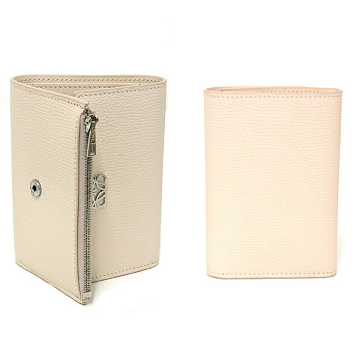 Loewe Beige Leather Wallet (Tri-Fold) (Pre-Owned)