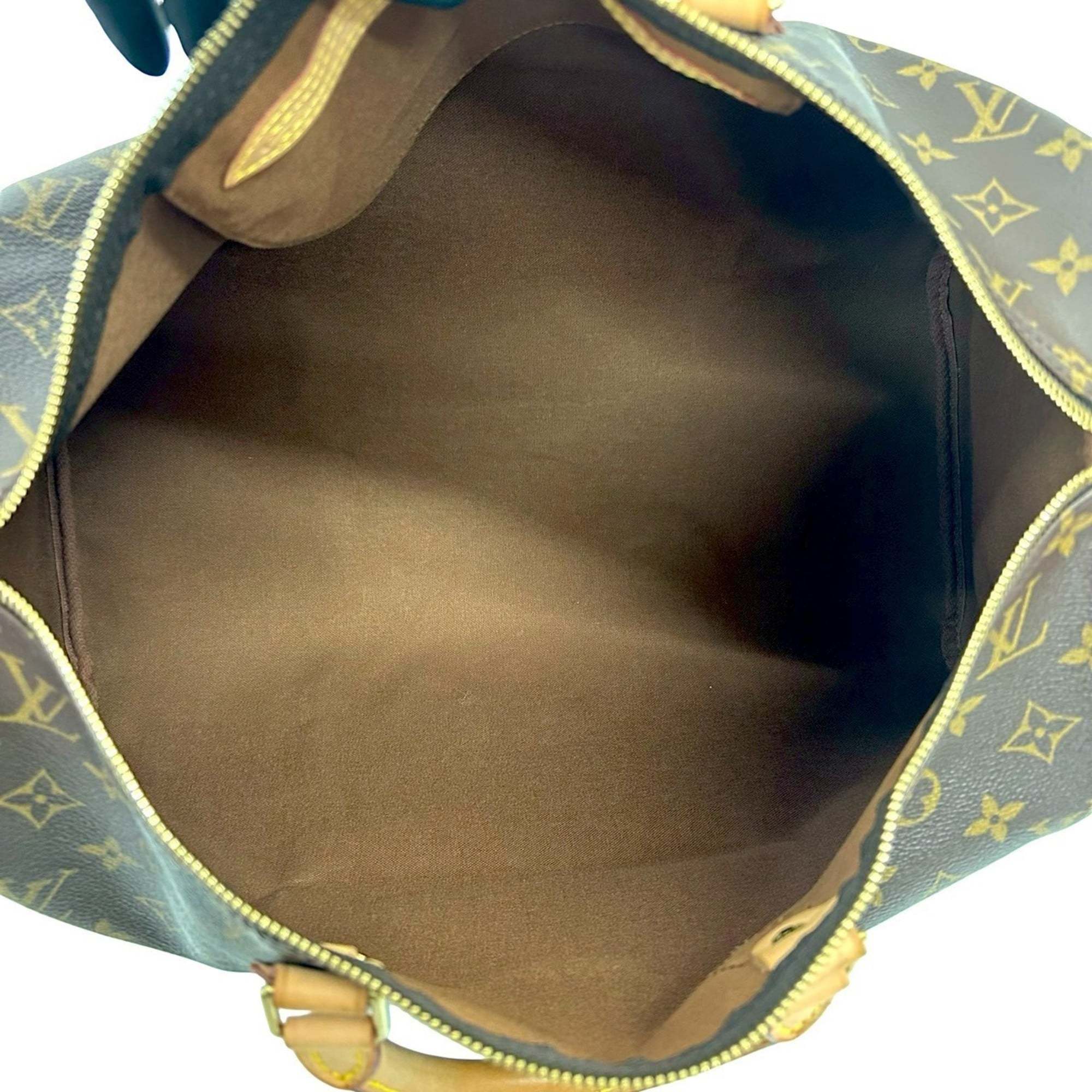 Louis Vuitton Brown Leather Pvc Boston Bag (Pre-Owned)