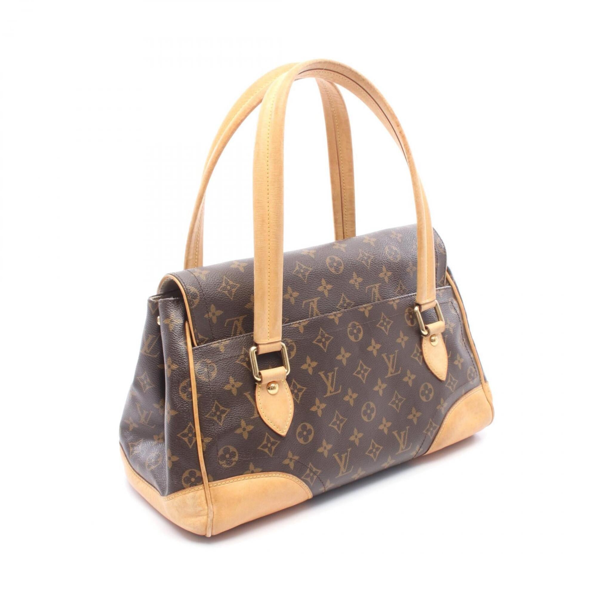 Louis Vuitton Brown Coated Canvas Monogram Pvc Leather Handbag Shoulder Bag (Pre-Owned)