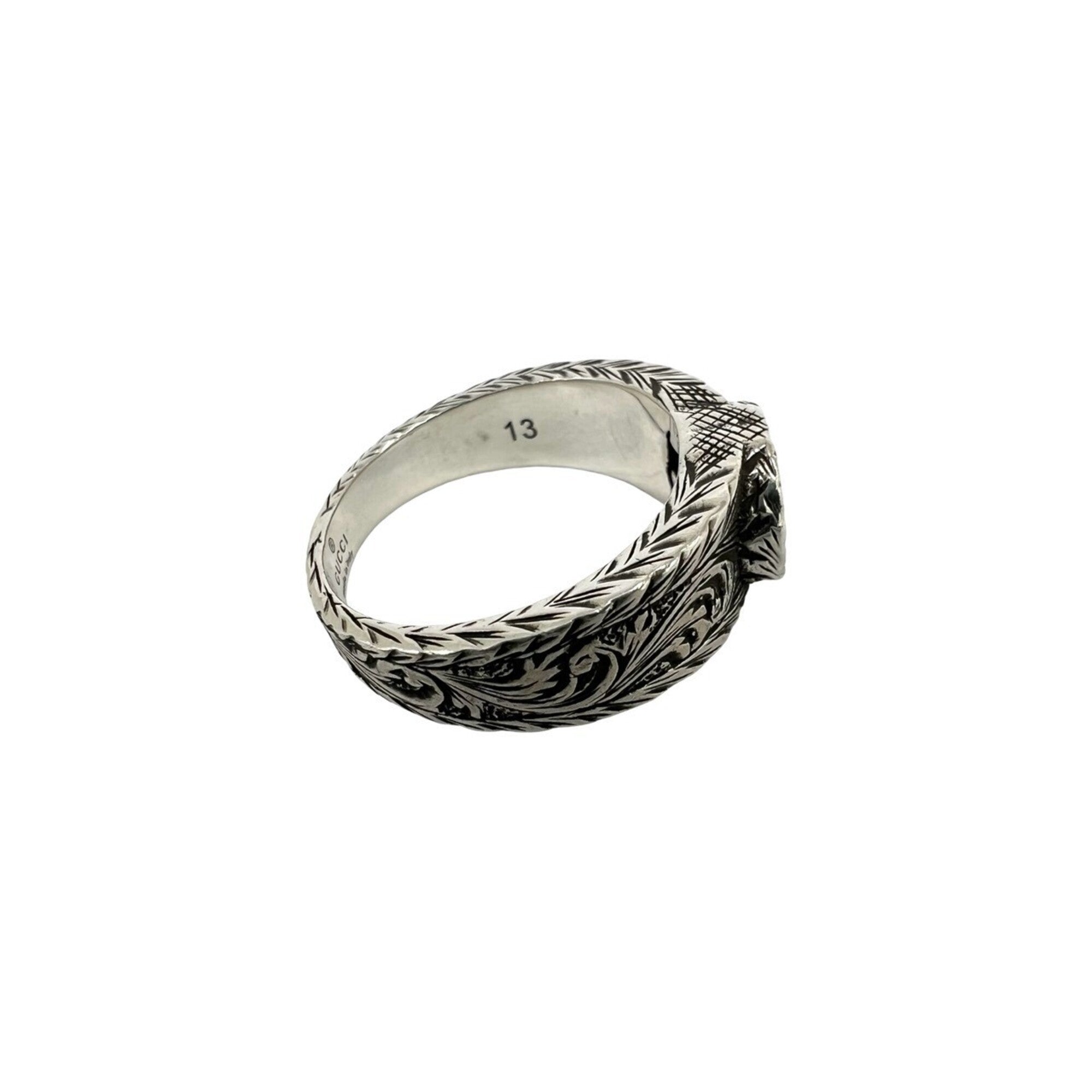 Gucci Silver Silver 925 Band Ring (Pre-Owned)
