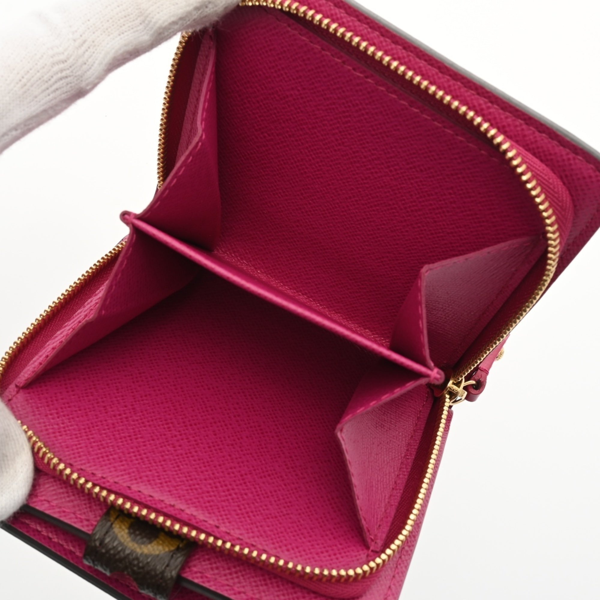 Louis Vuitton Fuchsia Monogram Wallet (Bi-Fold) (Pre-Owned)