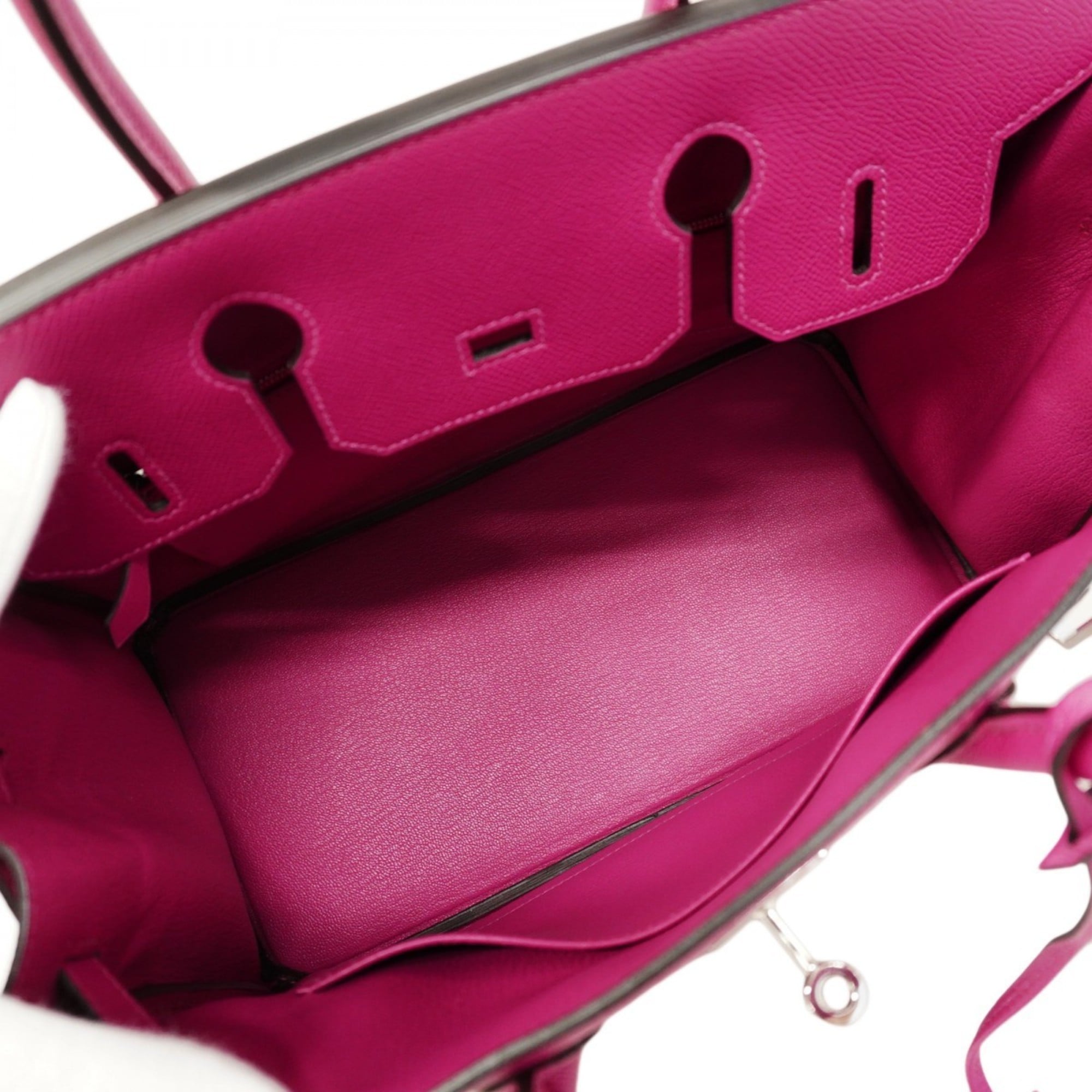 Hermes Rose Purple Epsom Leather Handbag (Pre-Owned)