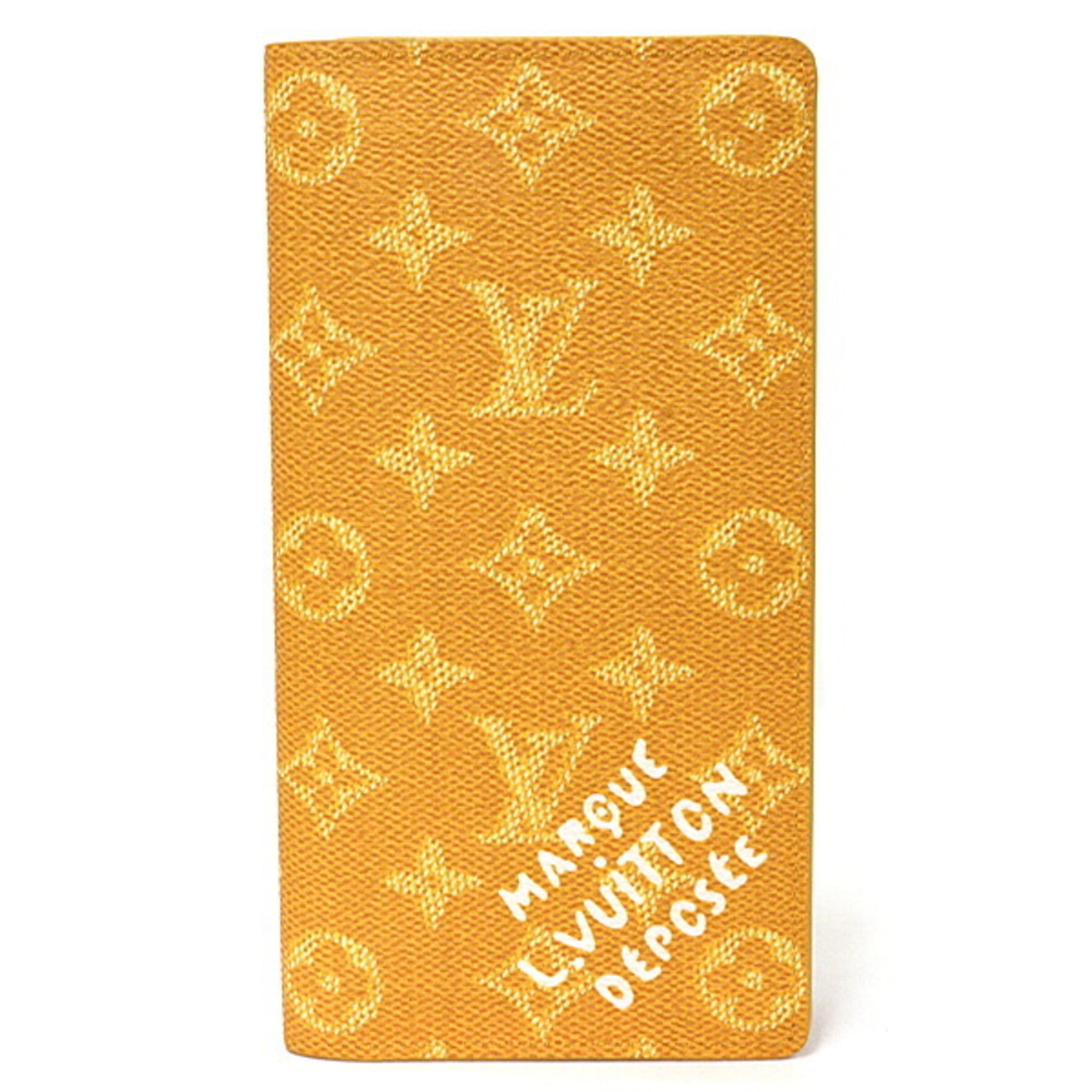 Louis Vuitton Monogram Yellow Monogram Long Wallet (Bi-Fold) (Pre-Owned)