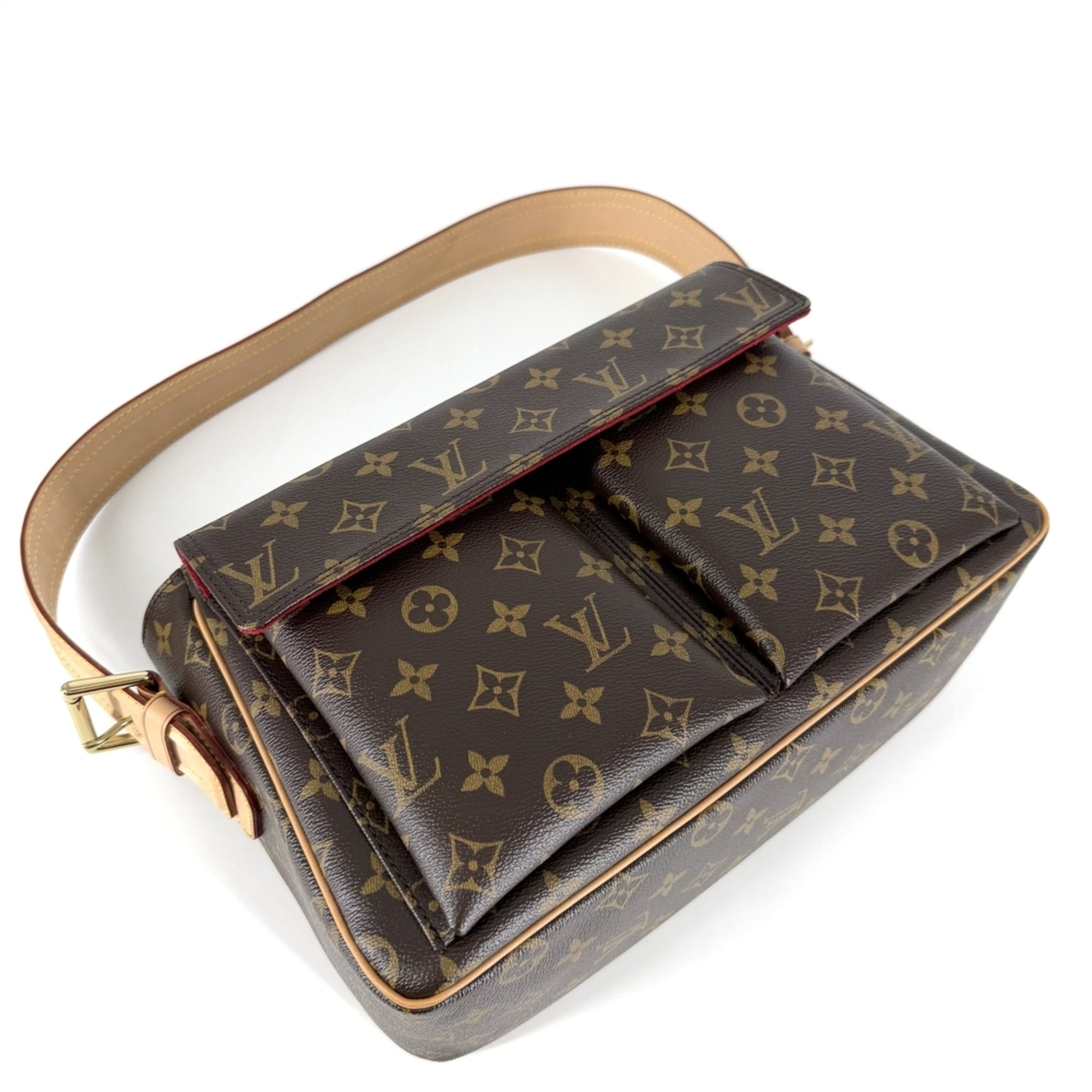 Louis Vuitton Brown Monogram White Monogram Shoulder Bag (Pre-Owned)
