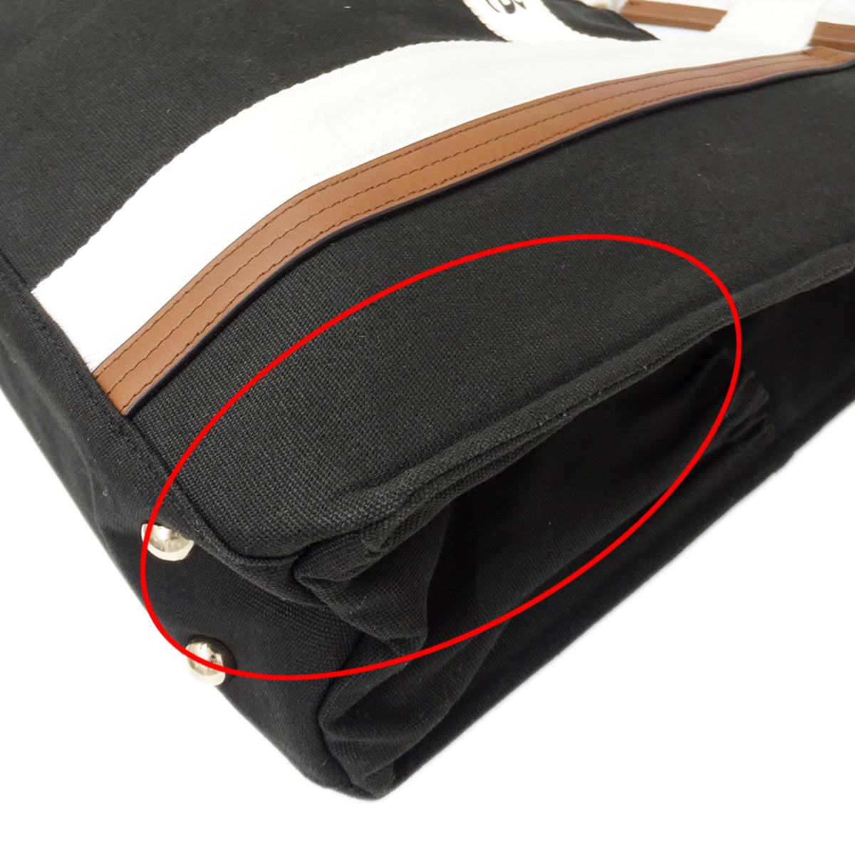 Chloé Black Canvas Shoulder Bag Tote Bag (Pre-Owned)